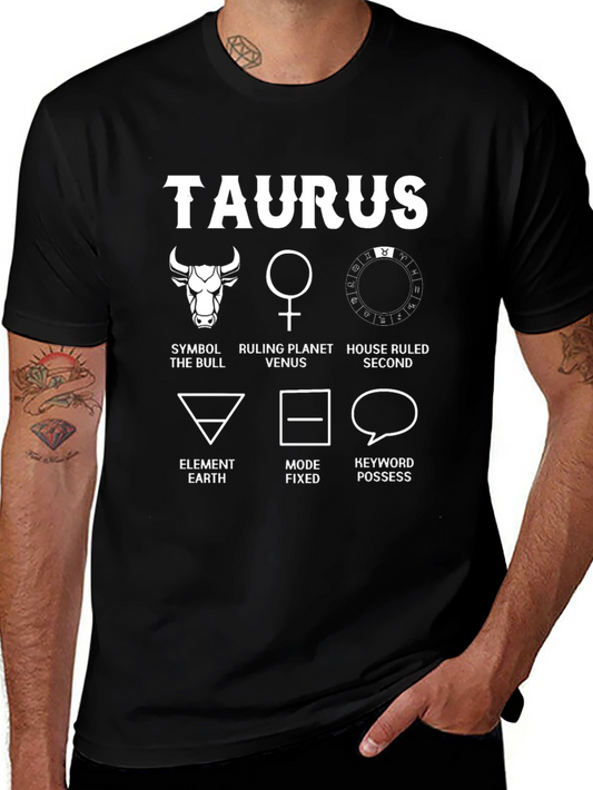 Taurus Zodiac Sign T-Shirt