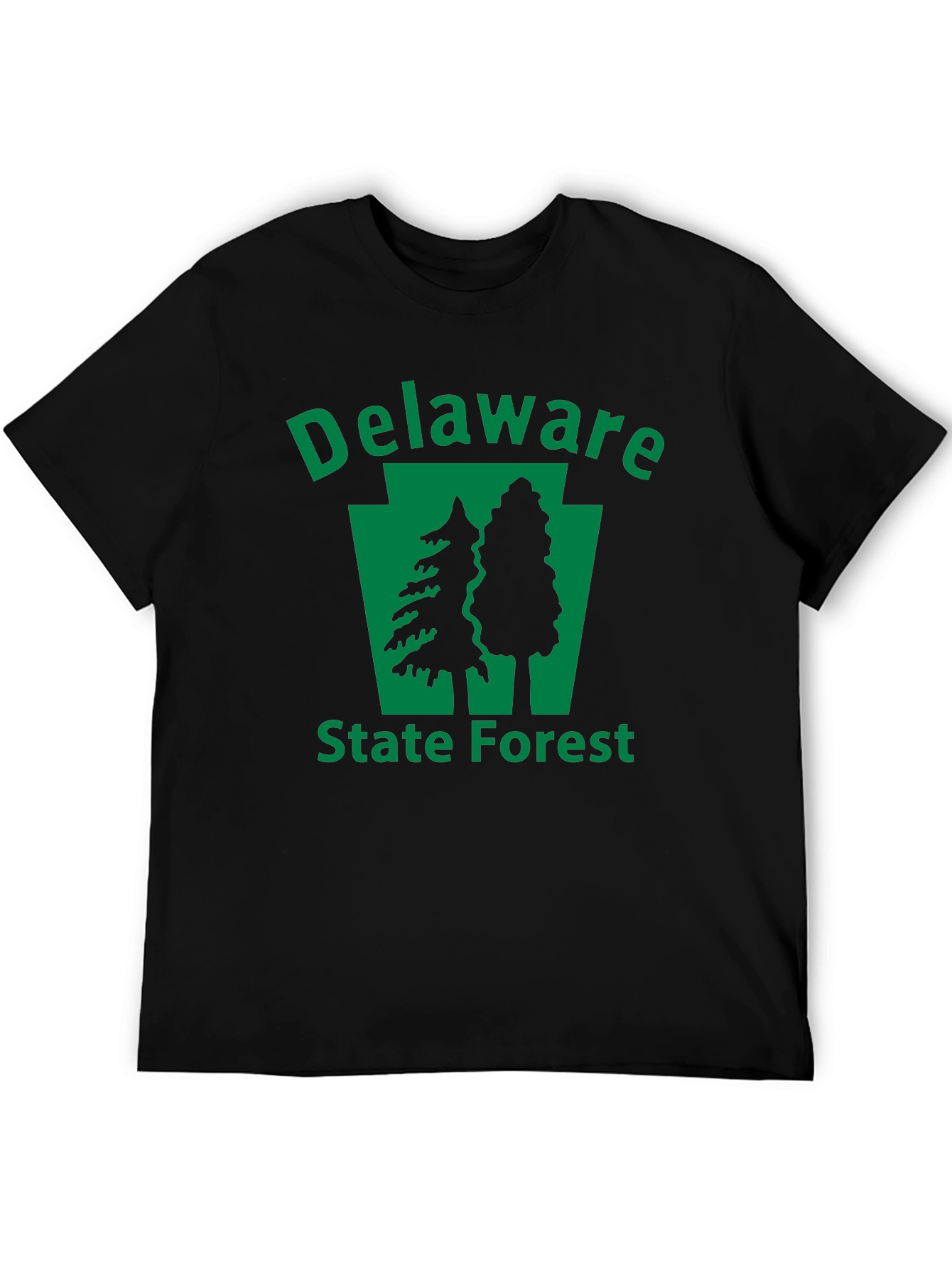 Delaware State Forest Black T-Shirt