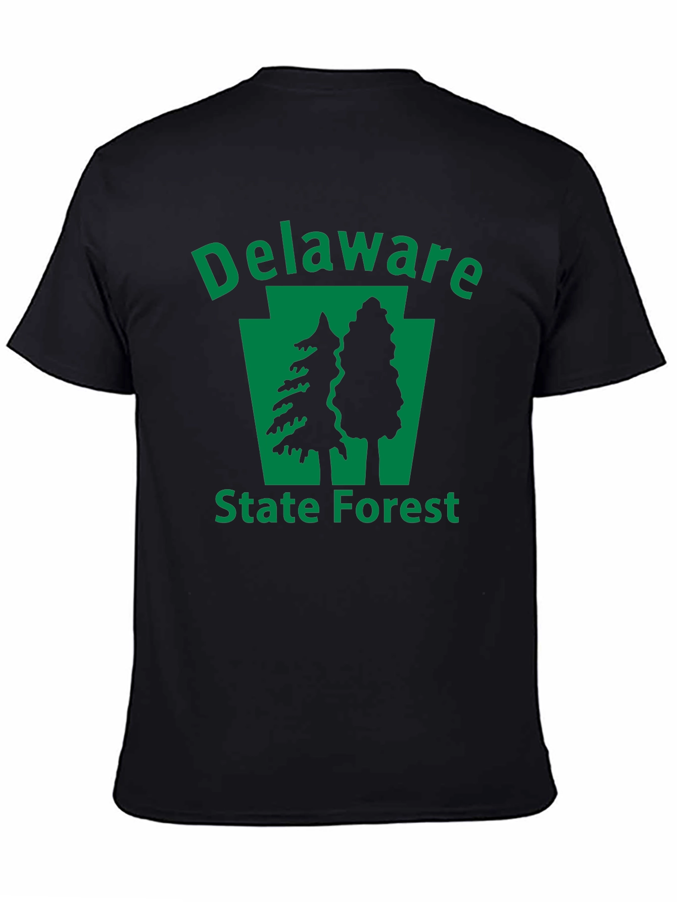 Delaware State Forest Black T-Shirt