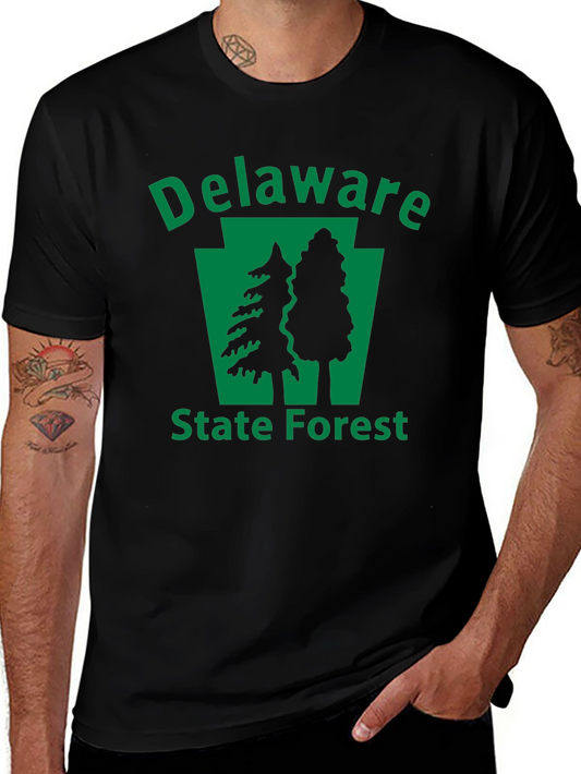 Delaware State Forest Black T-Shirt