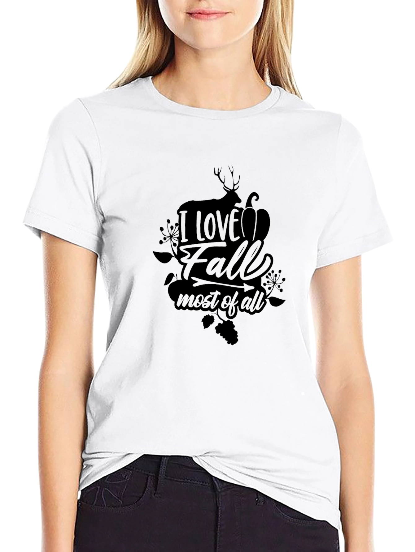 I Love Fall Graphic T-Shirt