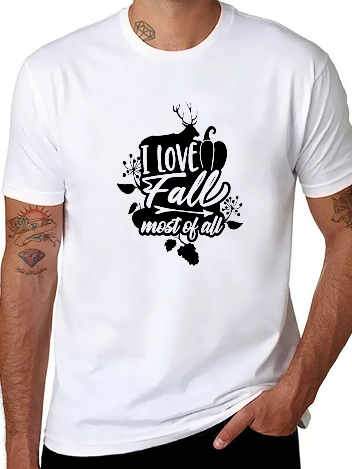 I Love Fall Graphic T-Shirt