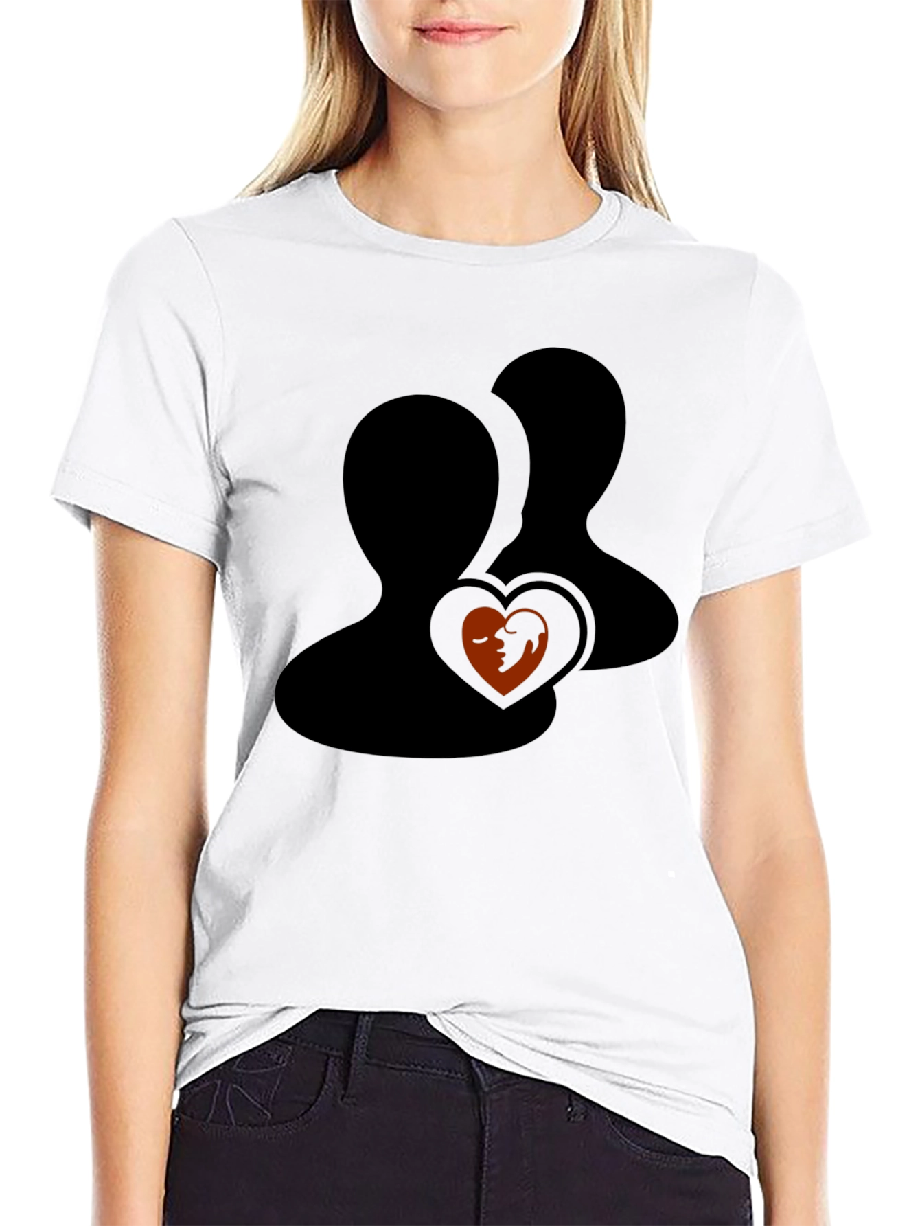 Heart Silhouette Tee