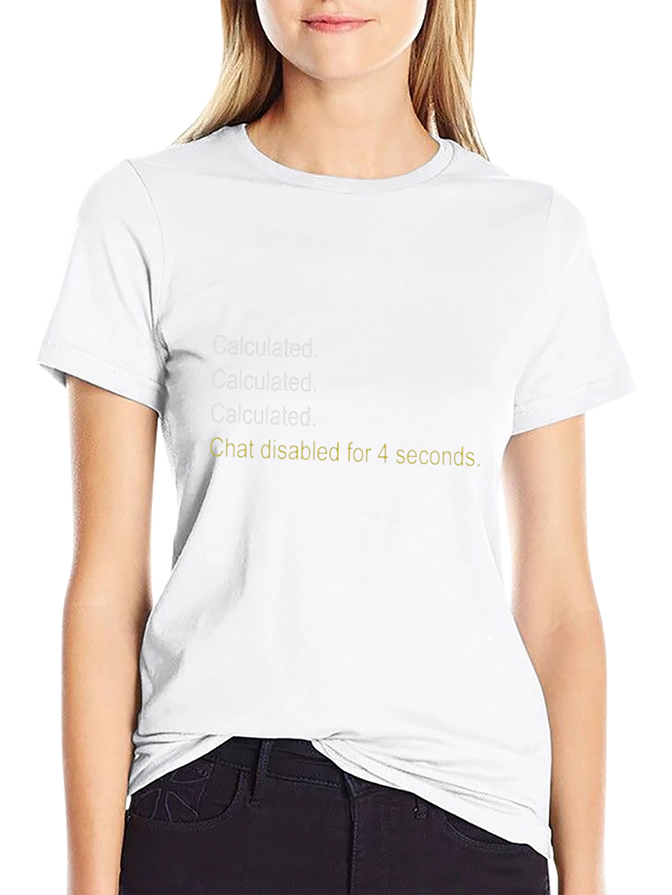 Calculated Chat Disabled T-Shirt
