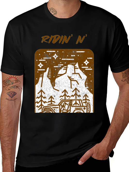 Ridin N Off-Road Adventure Black T-Shirt