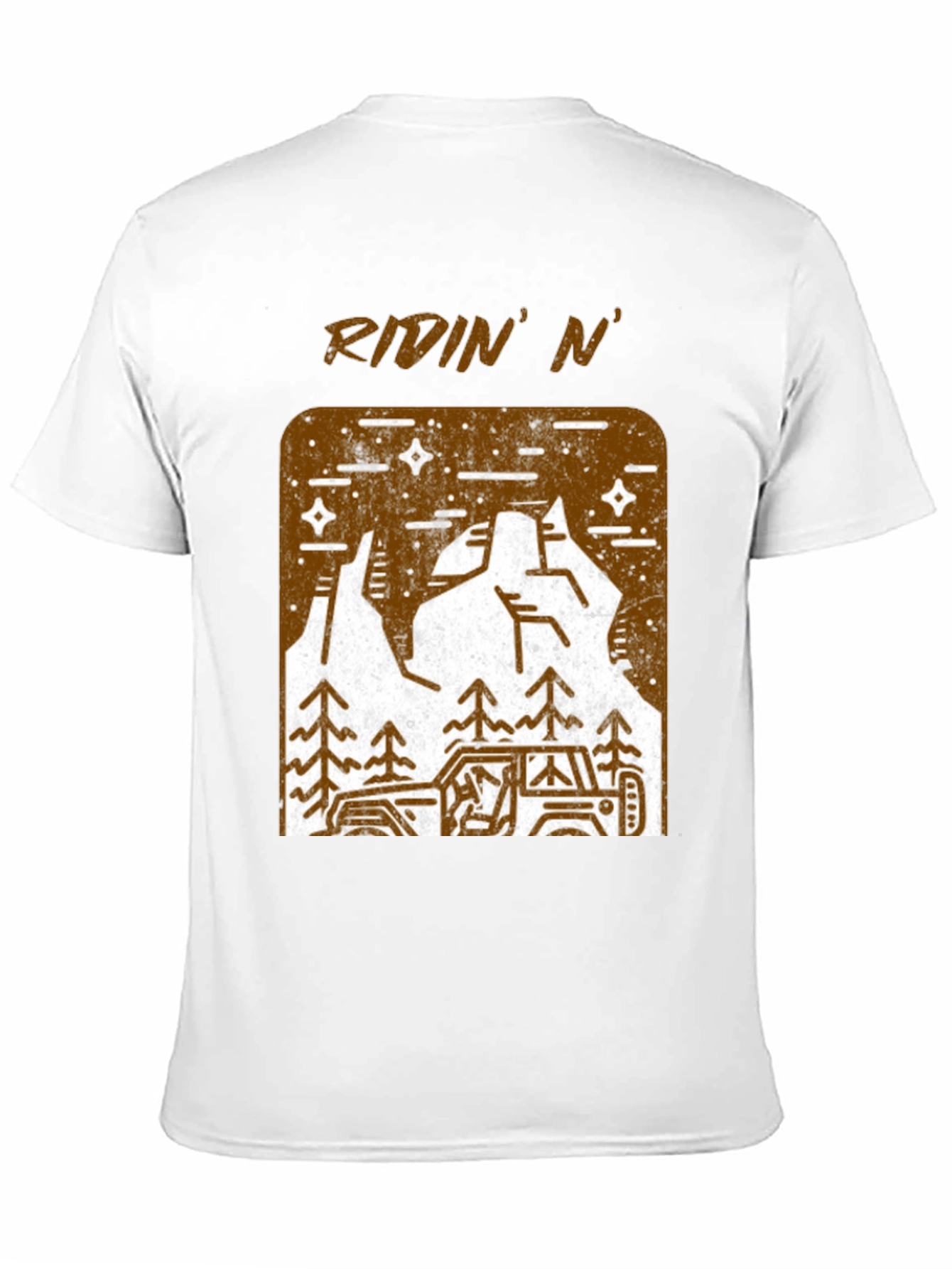 Ridin N Off-Road Adventure Black T-Shirt