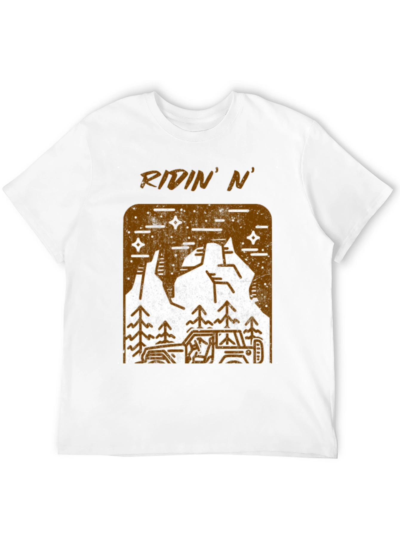 Ridin N Off-Road Adventure Black T-Shirt