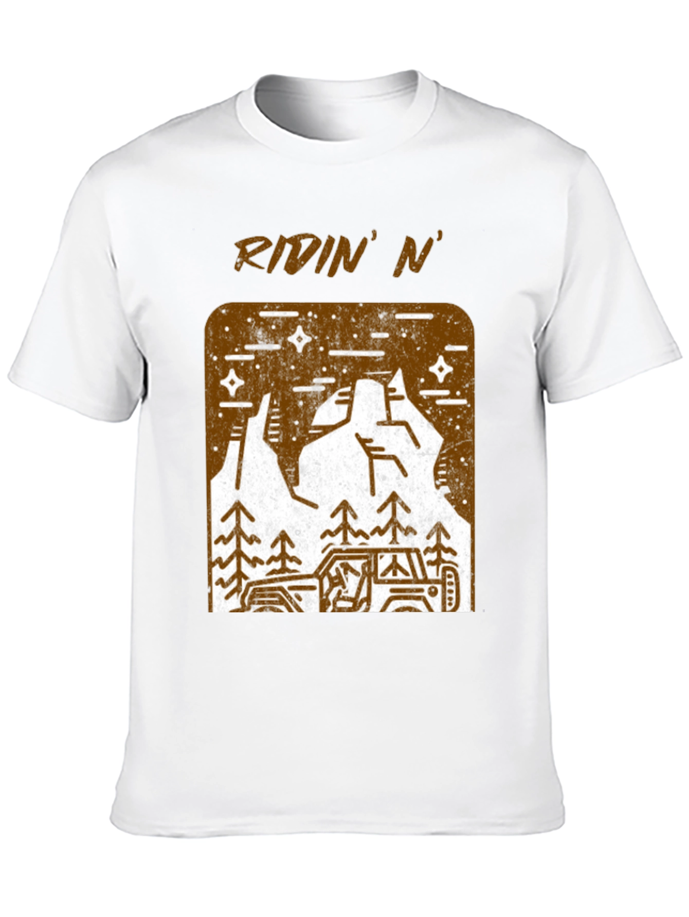 Ridin N Off-Road Adventure Black T-Shirt