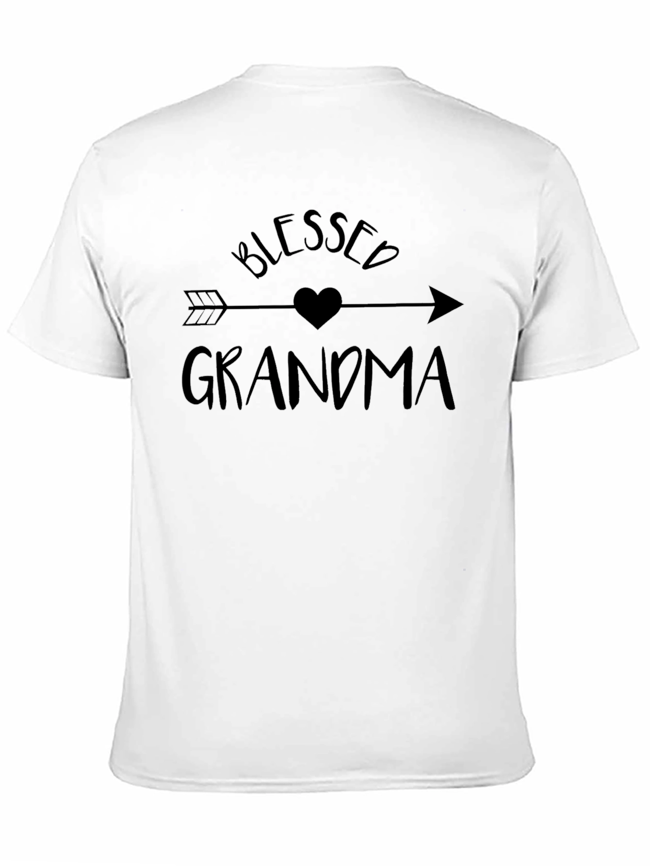 Blessed Grandma Black T-Shirt