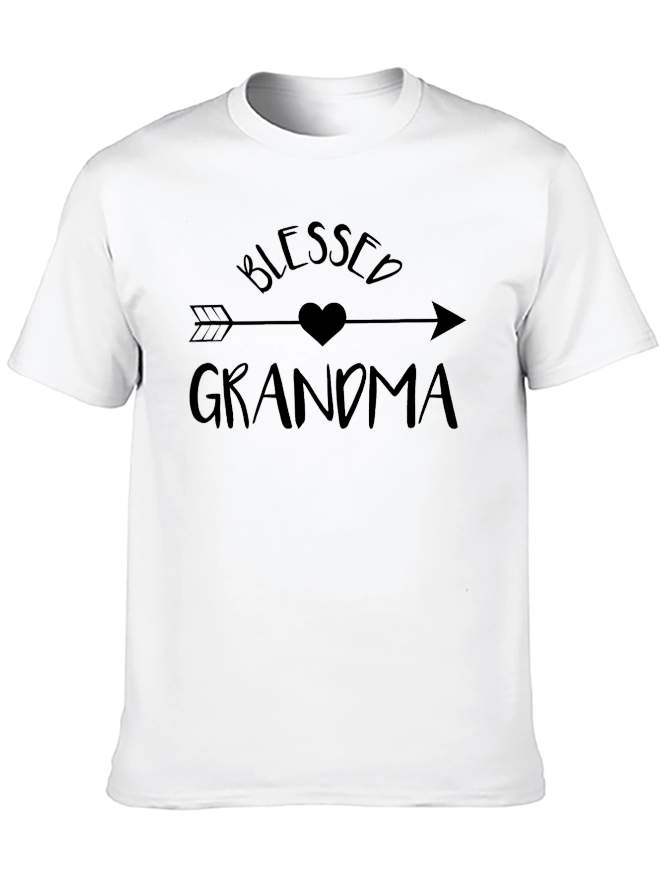 Blessed Grandma Black T-Shirt