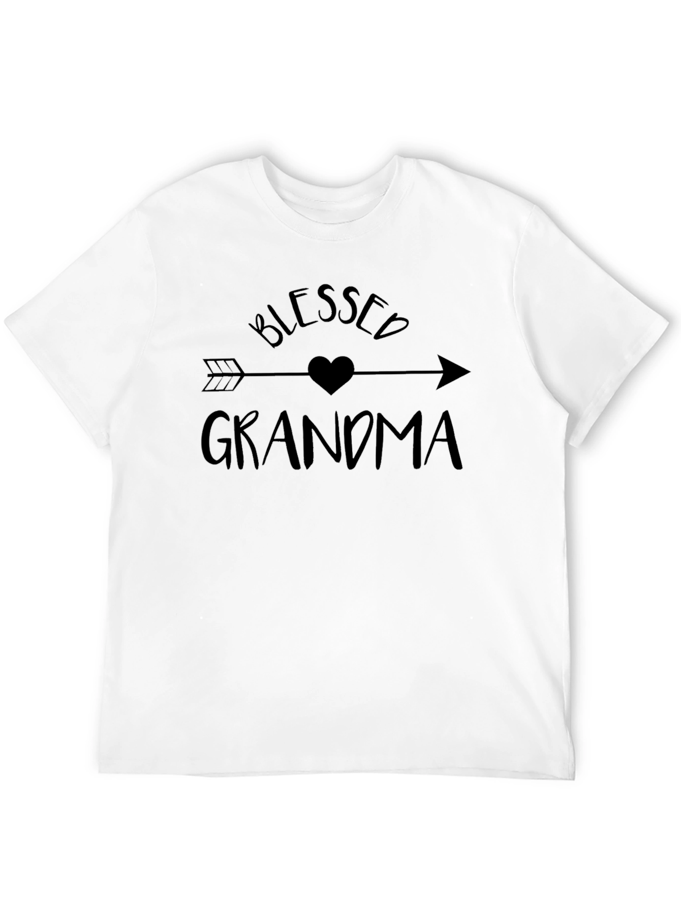 Blessed Grandma Black T-Shirt