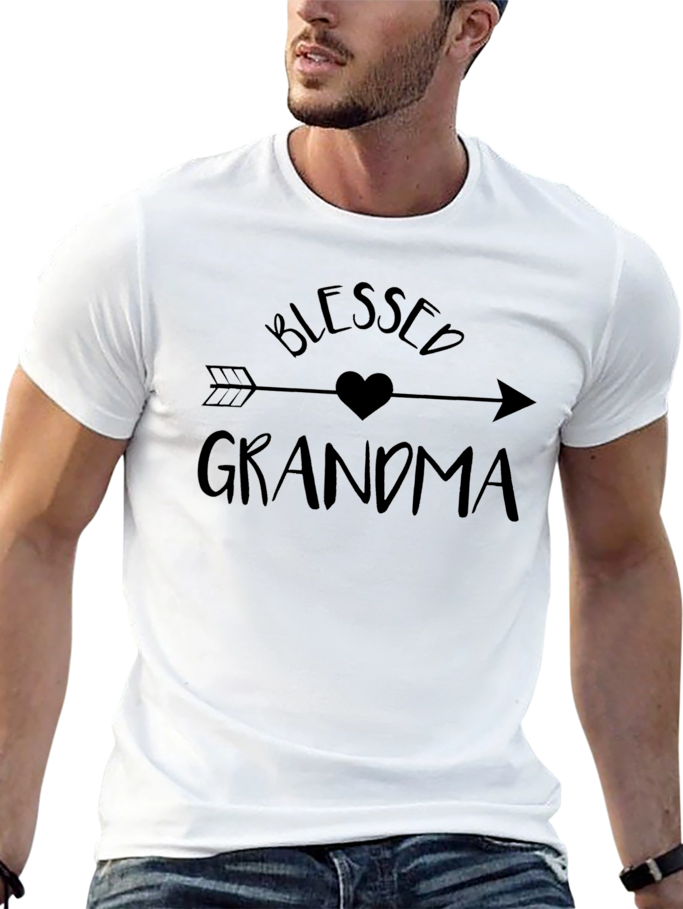 Blessed Grandma Black T-Shirt