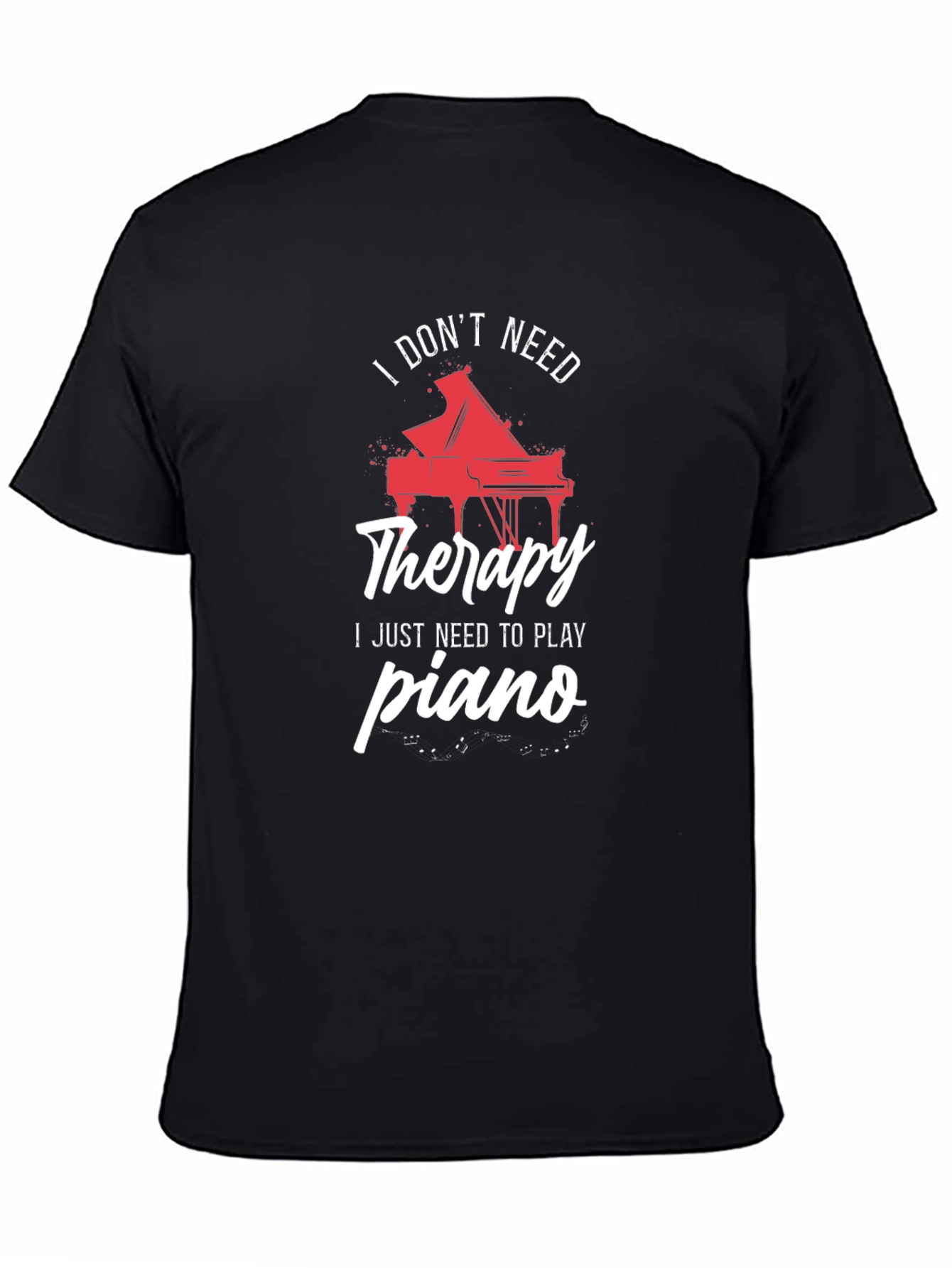Piano Therapy T-Shirt | Musician Gift