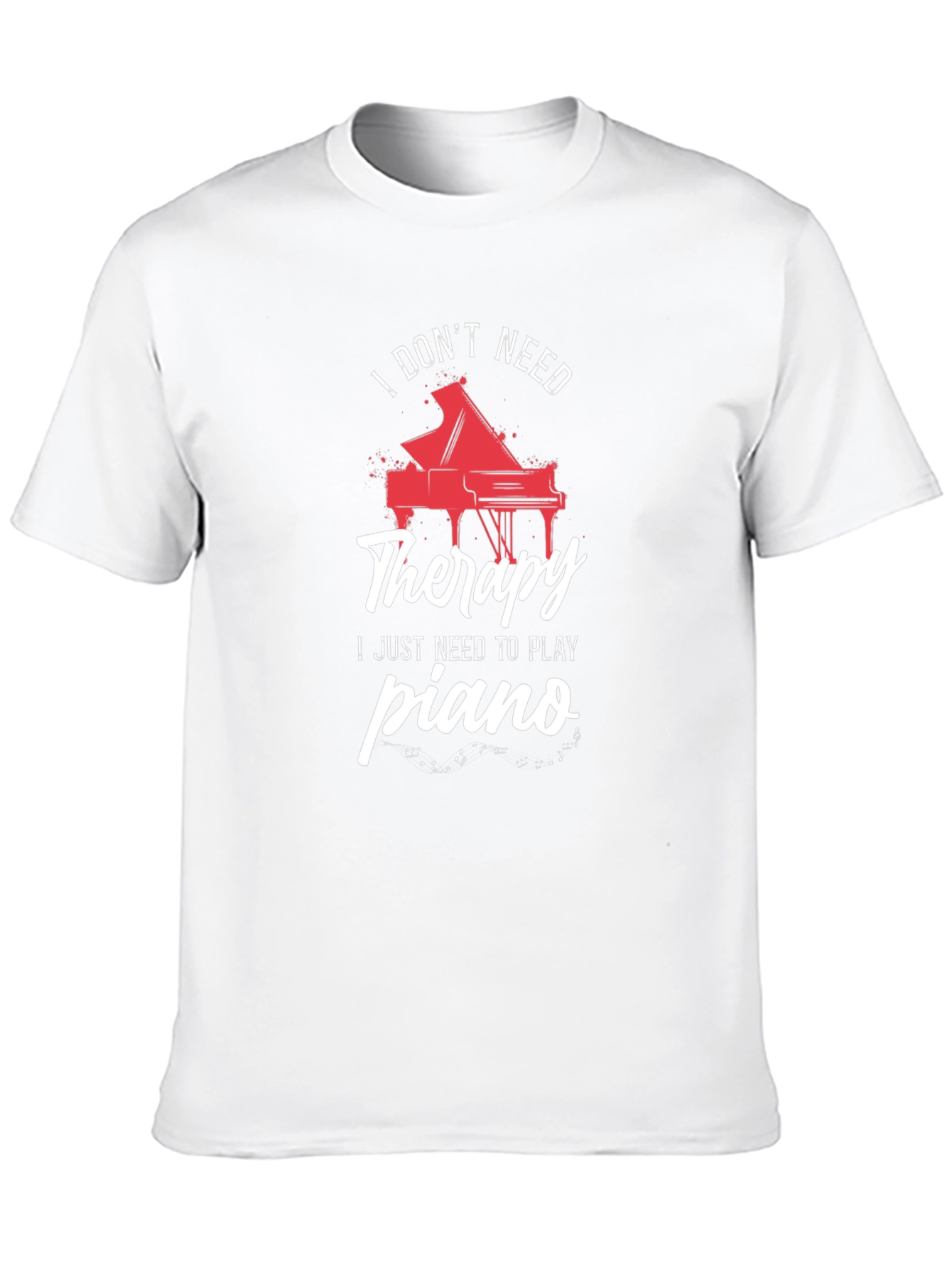 Piano Therapy T-Shirt | Musician Gift
