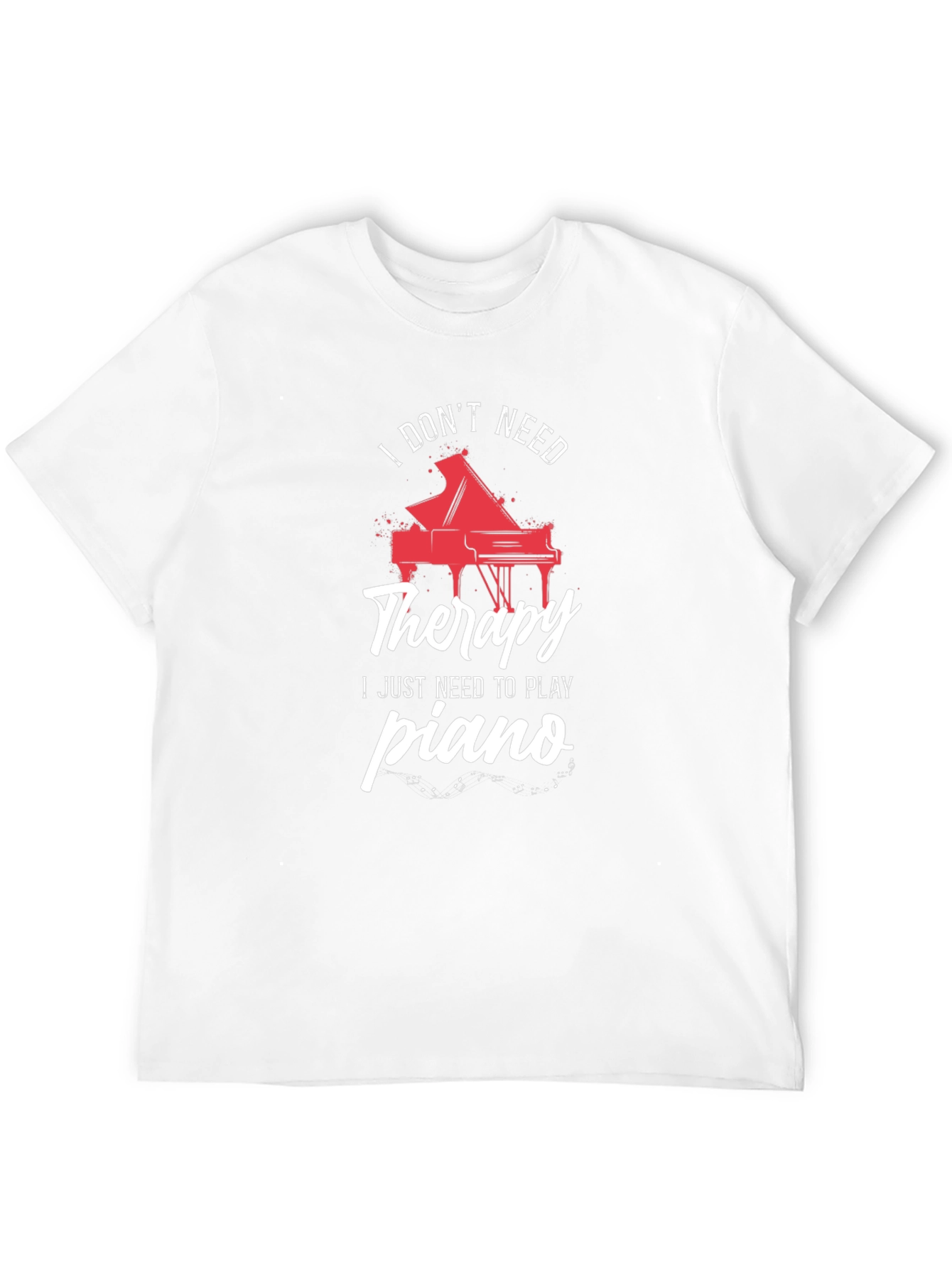 Piano Therapy T-Shirt | Musician Gift