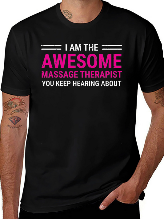 Awesome Massage Therapist T-Shirt - Funny Gift