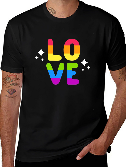 Rainbow LOVE Graphic T-Shirt