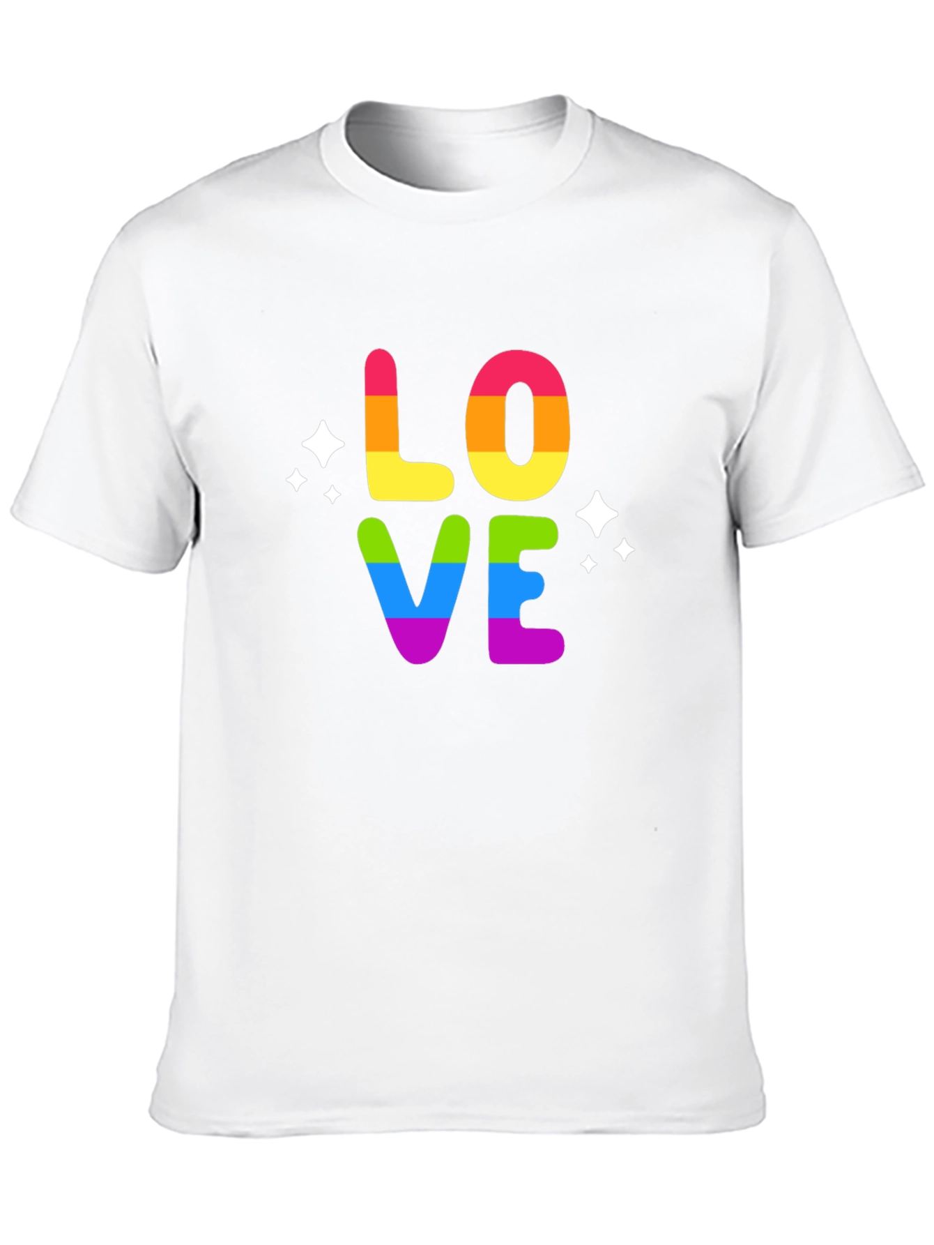 Rainbow LOVE Graphic T-Shirt