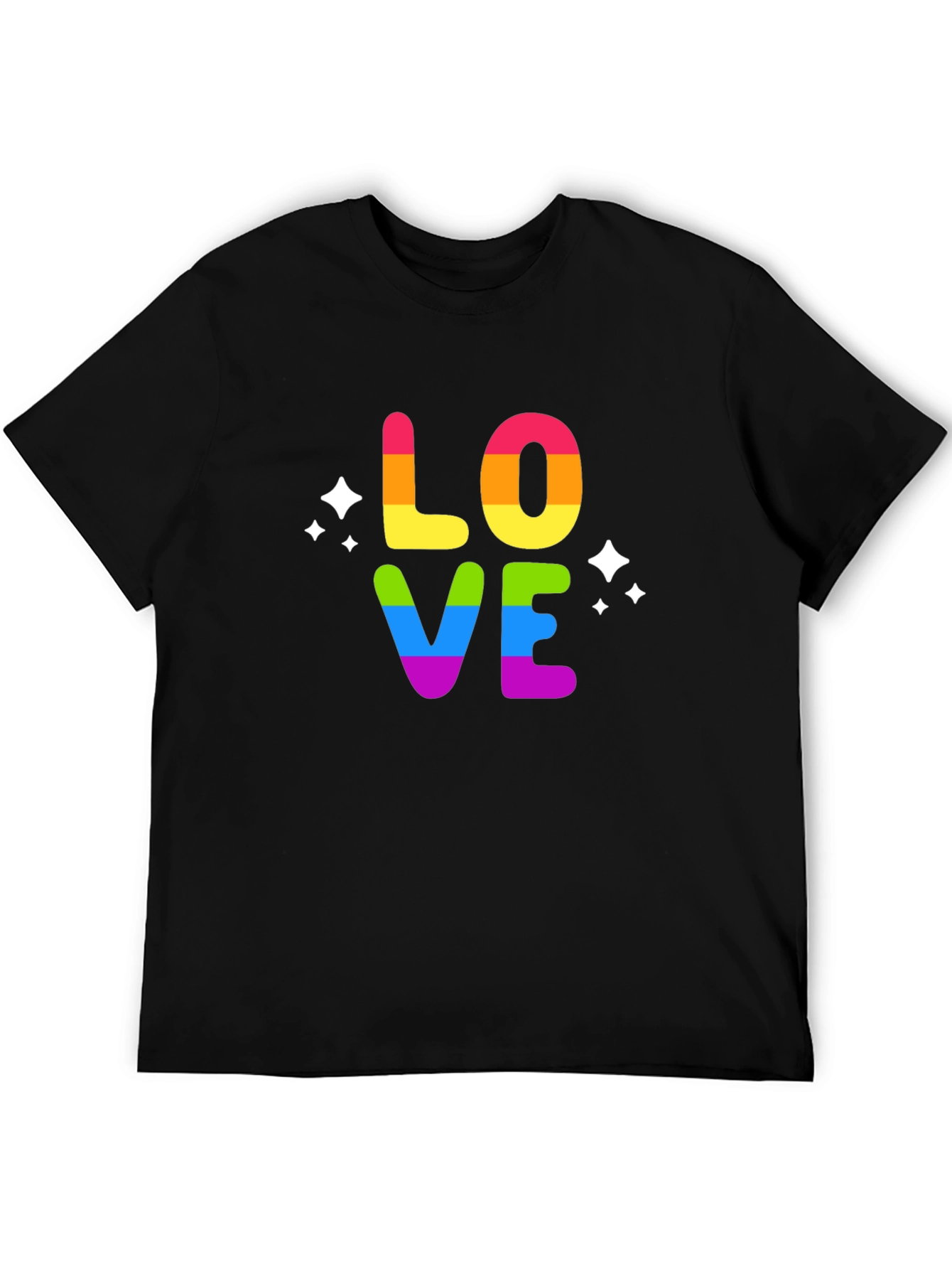 Rainbow LOVE Graphic T-Shirt
