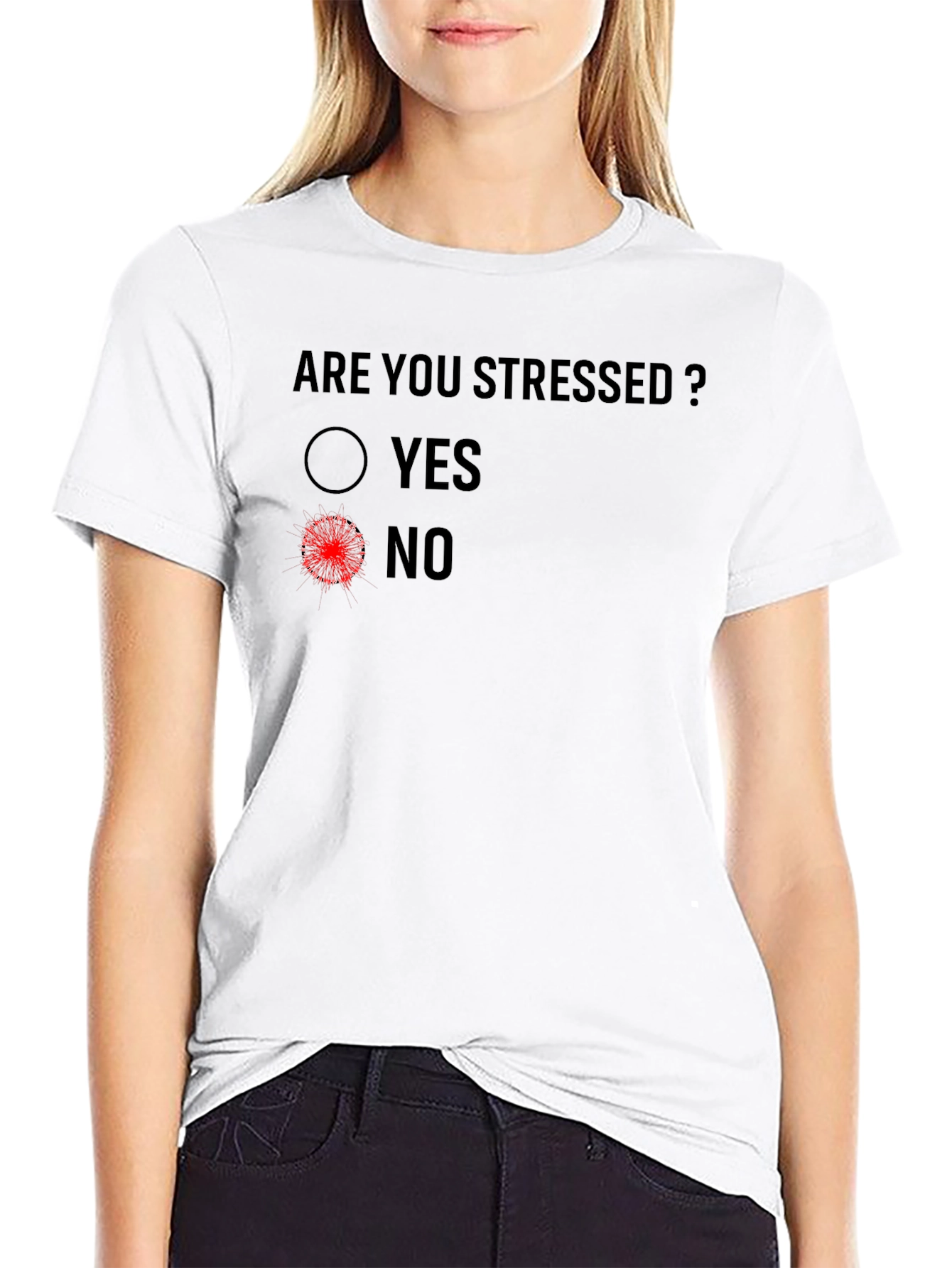 Are You Stressed? Funny Novelty Graphic T-Shirt