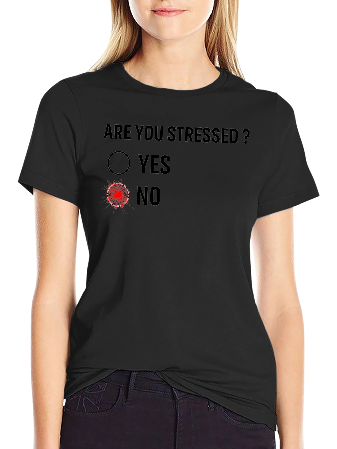 Are You Stressed? Funny Novelty Graphic T-Shirt