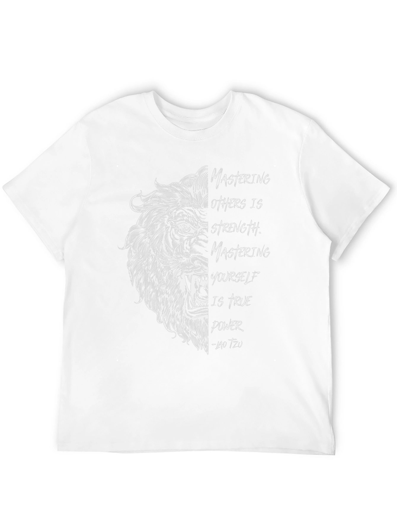 Lion Art T-Shirt | Motivational Tee