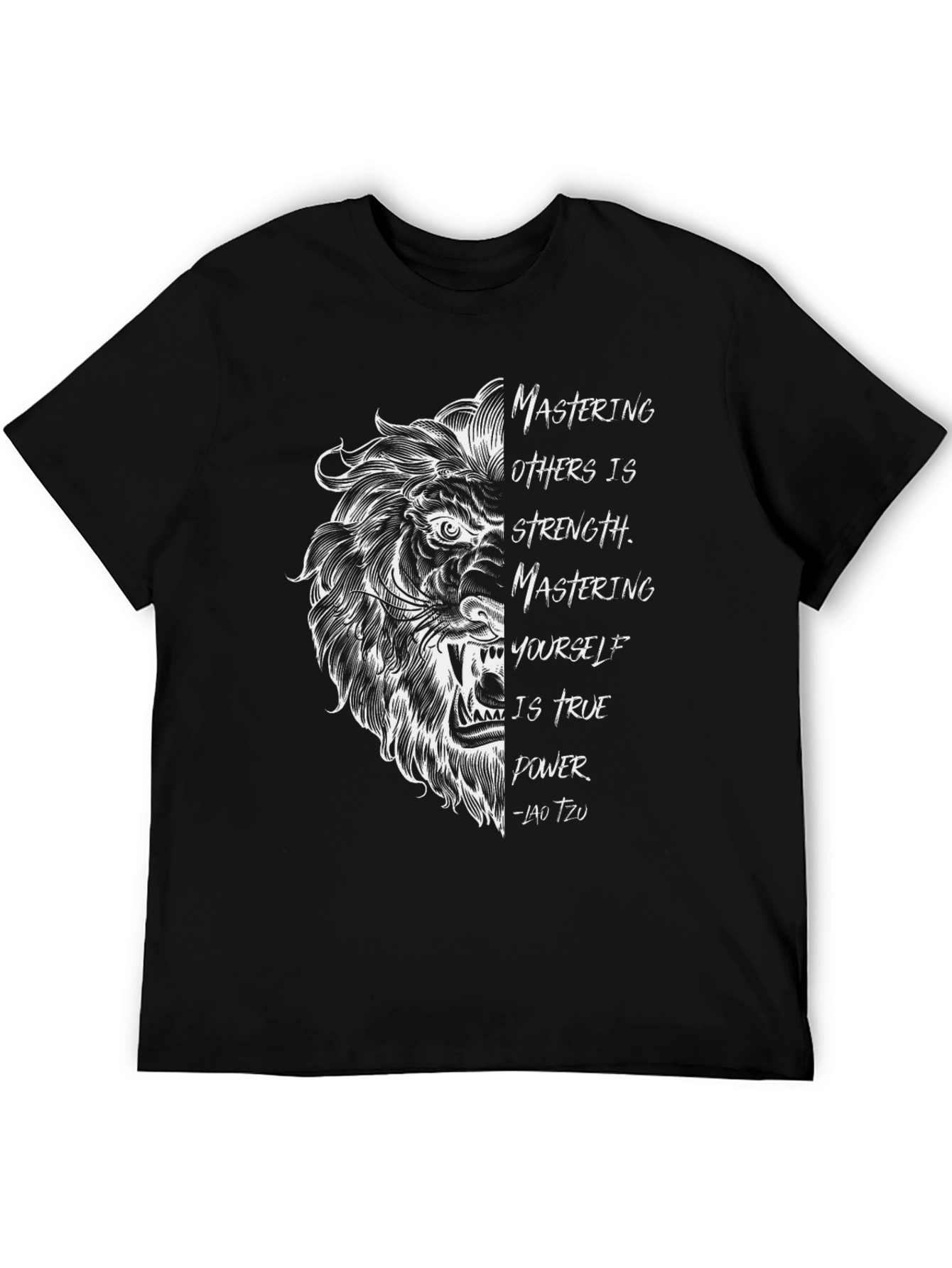 Lion Art T-Shirt | Motivational Tee