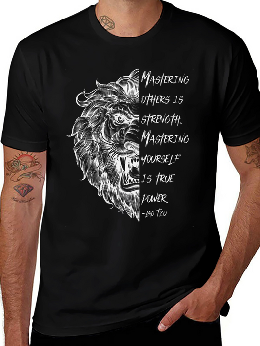 Lion Art T-Shirt | Motivational Tee