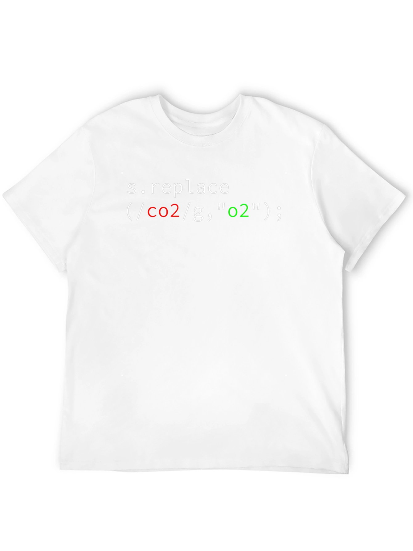 Code T-Shirt - Replace CO2 with O2