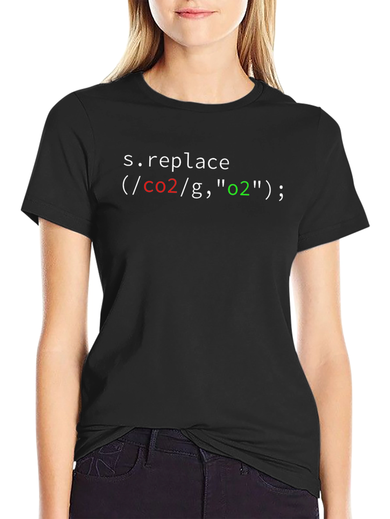 Code T-Shirt - Replace CO2 with O2