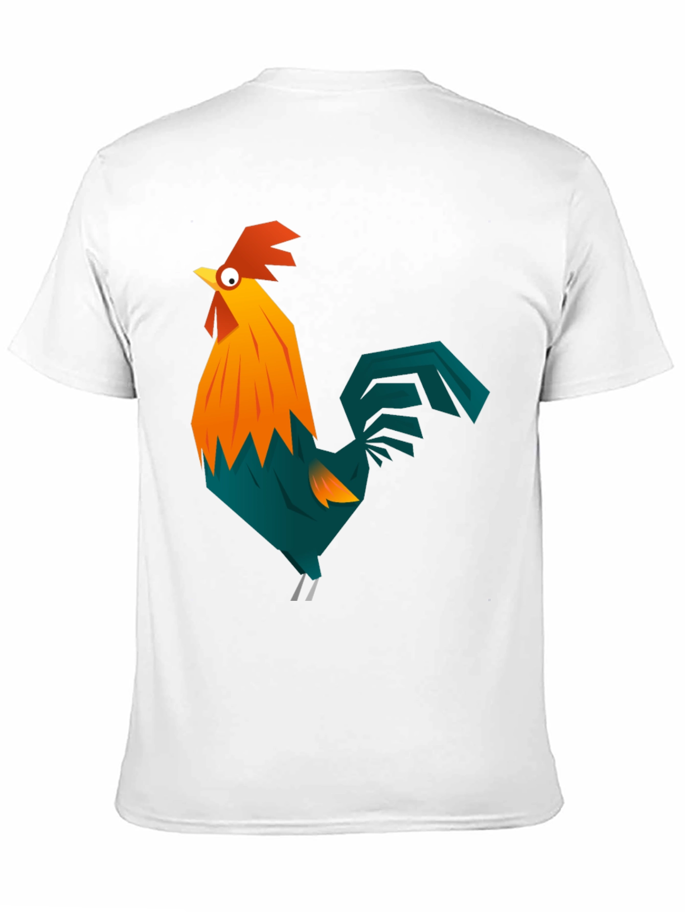 Rooster Graphic Tee - Mens Black T-Shirt