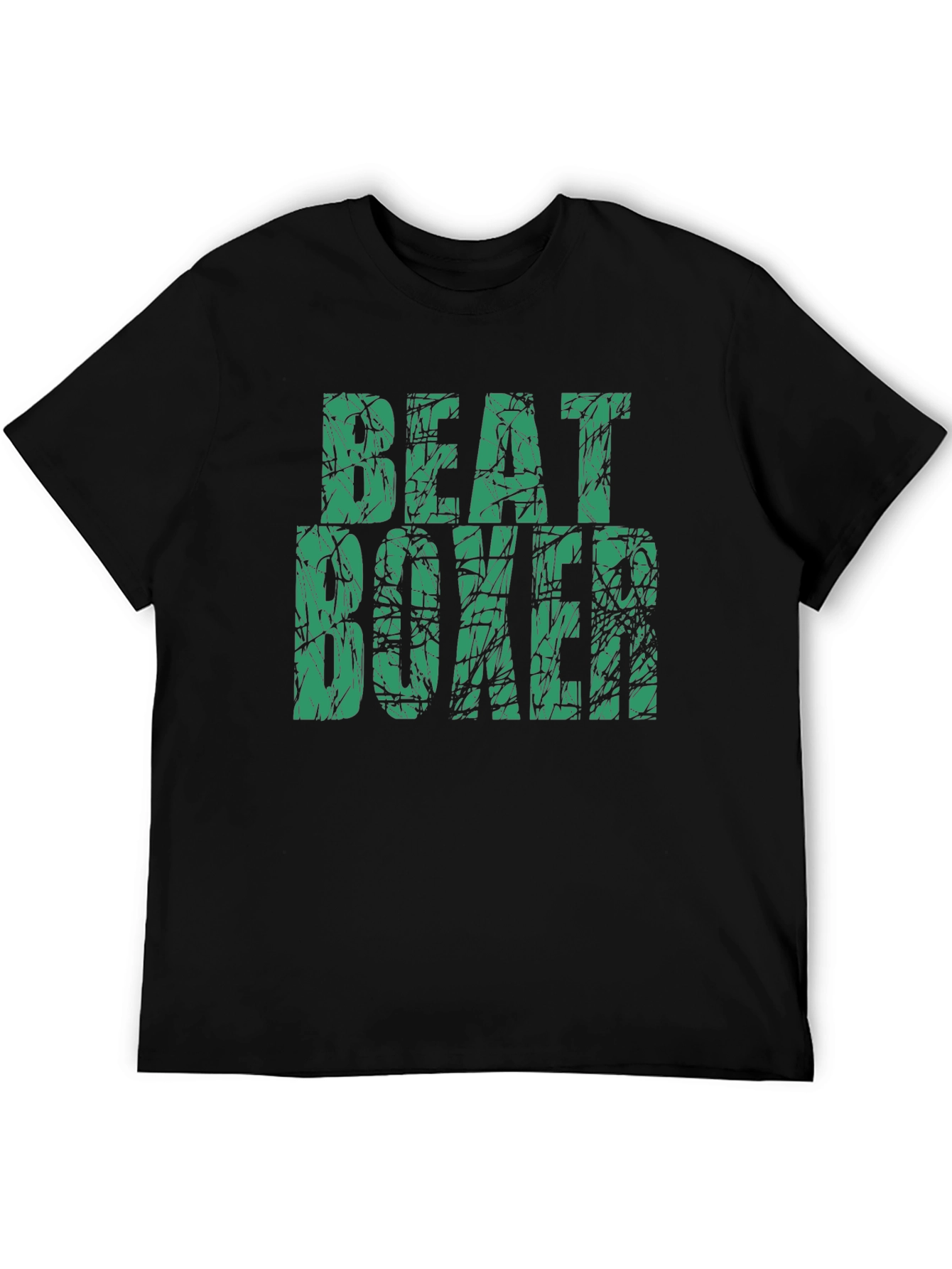 Beat Boxer Graphic Tee - Sporty Black T-Shirt