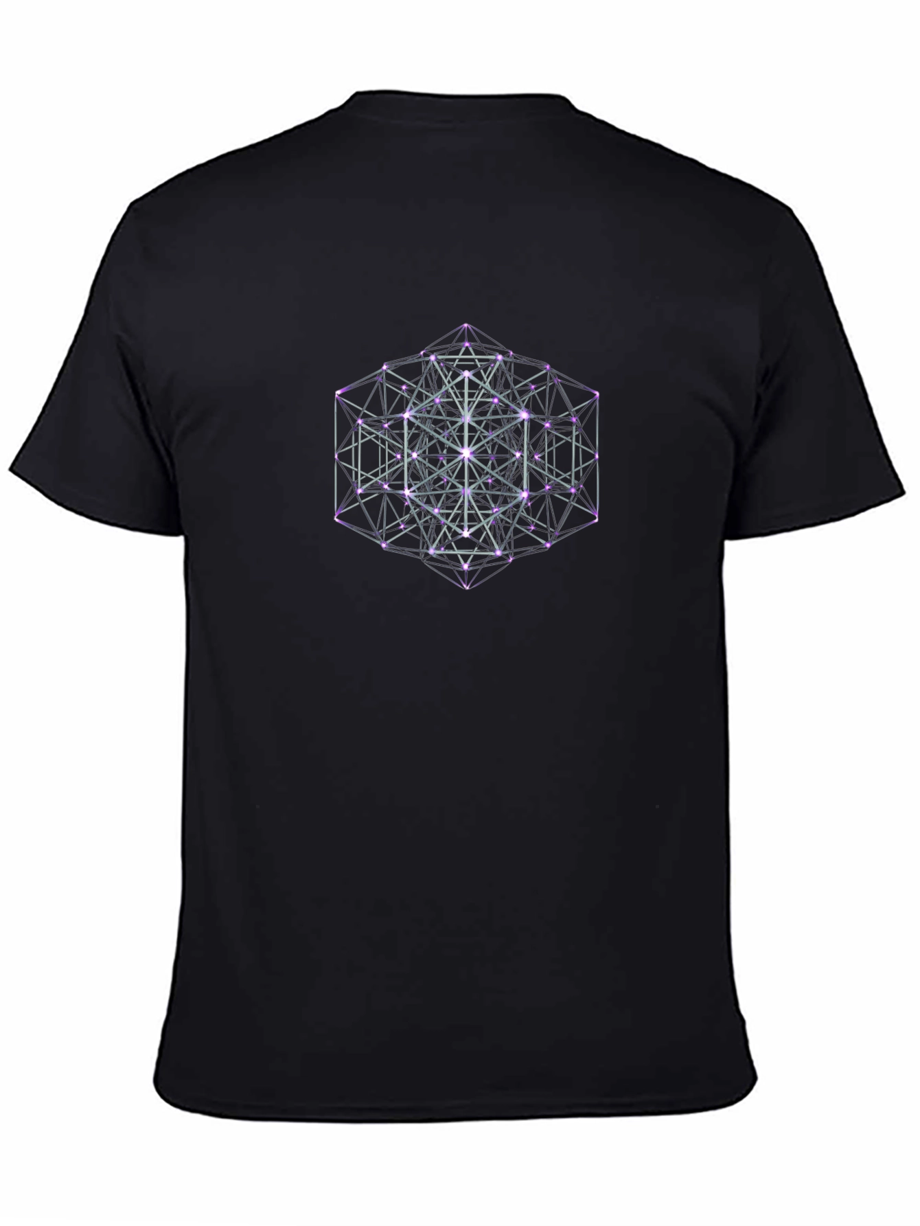 Geometric Art Black T-Shirt