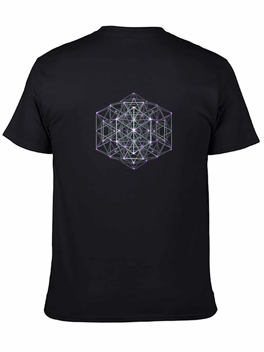 Geometric Art Black T-Shirt
