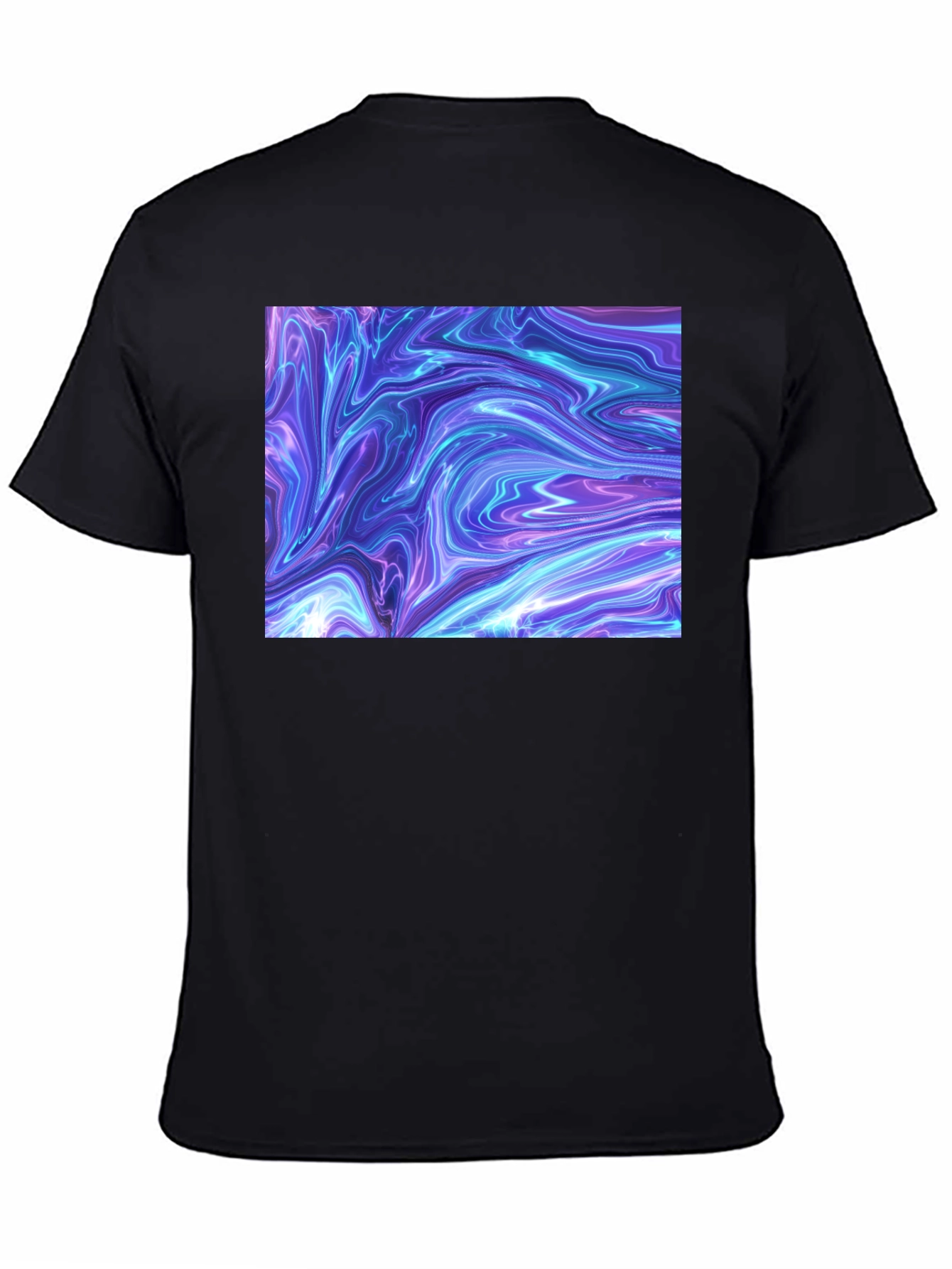 Abstract Swirl Graphic Tee - Modern Art T-Shirt