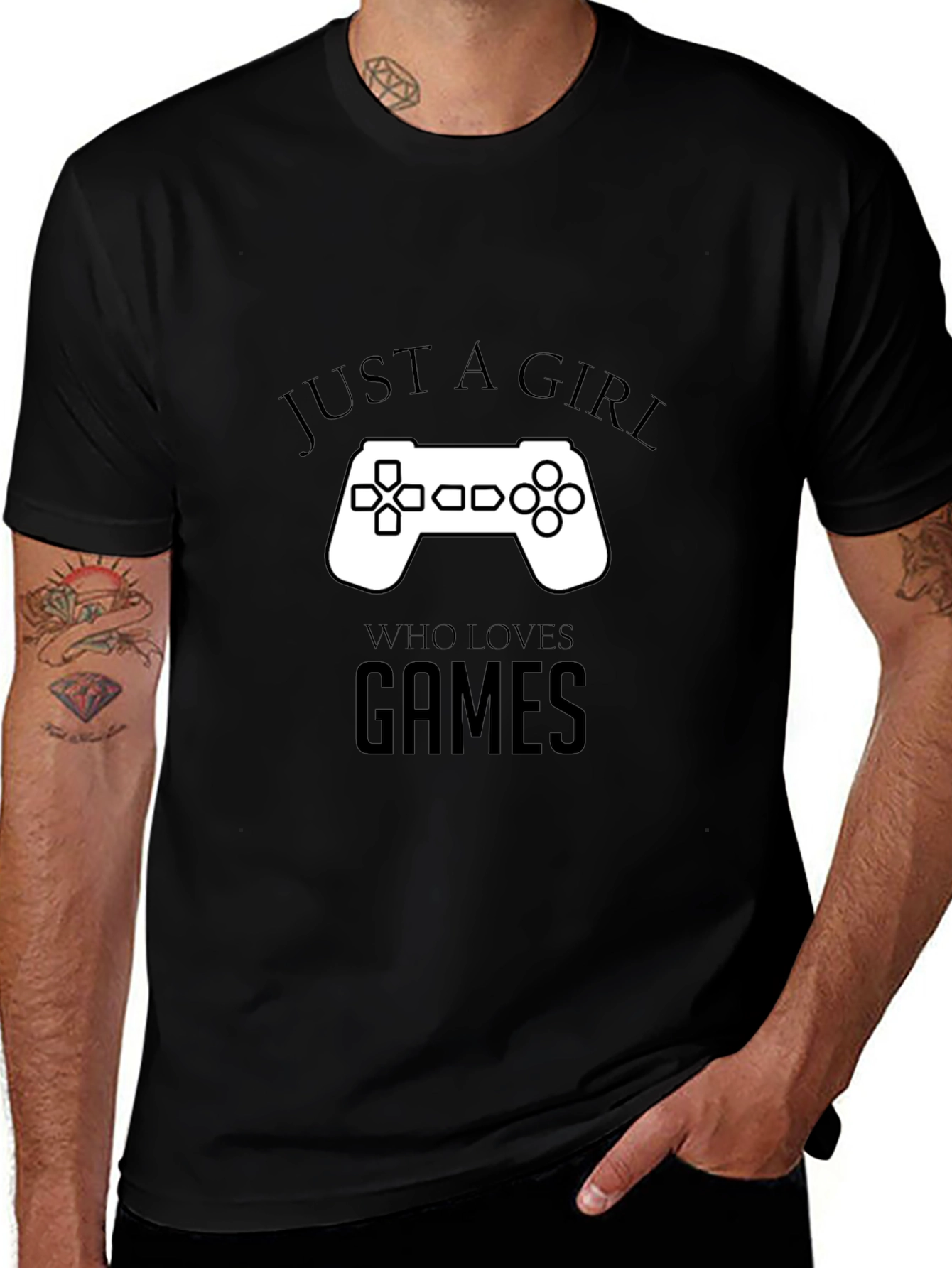 Just A Girl Who Loves Games T-Shirt