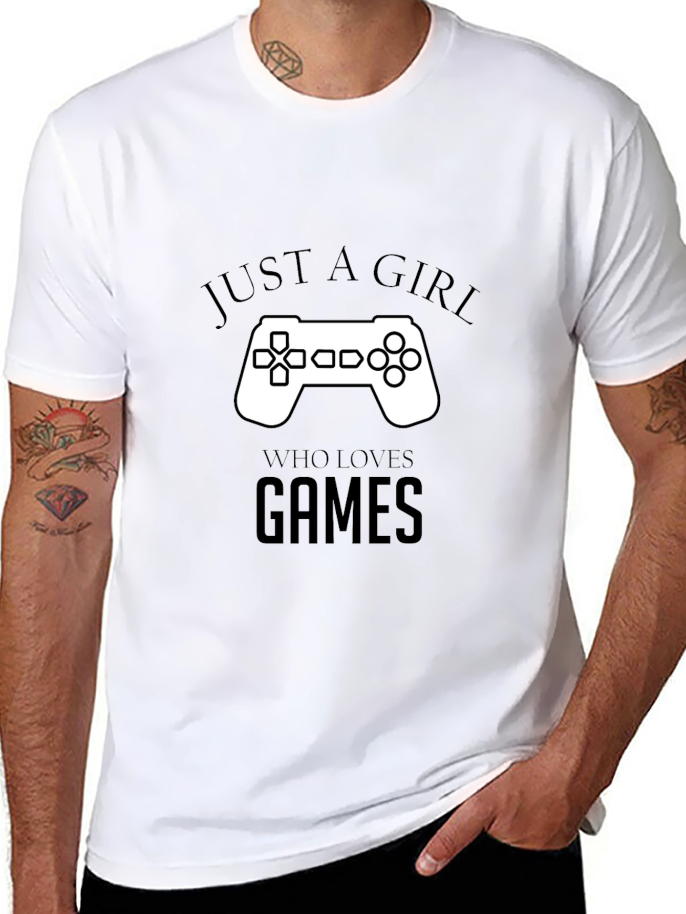 Just A Girl Who Loves Games T-Shirt
