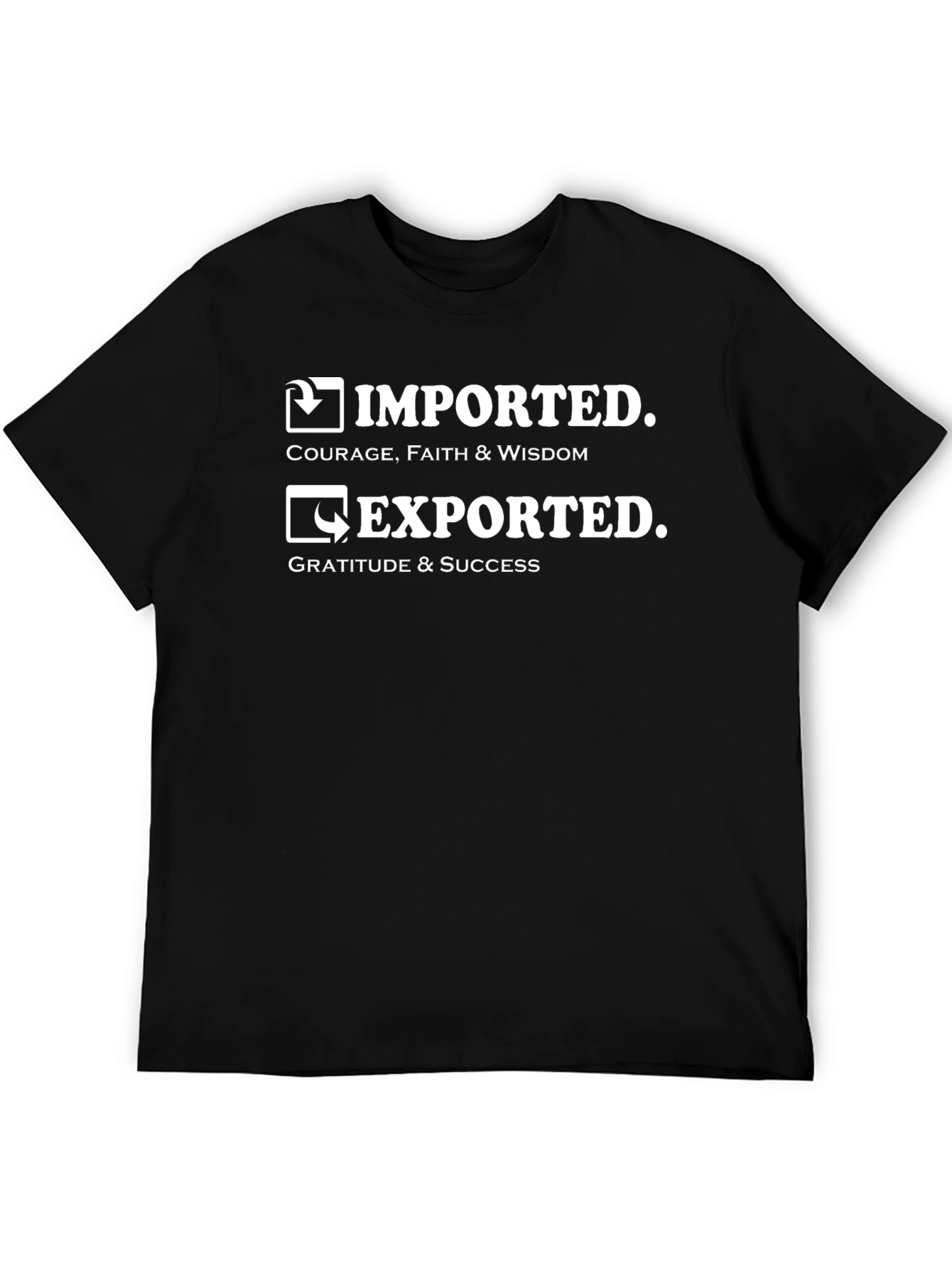Imported/Exported Wisdom Graphic Tee