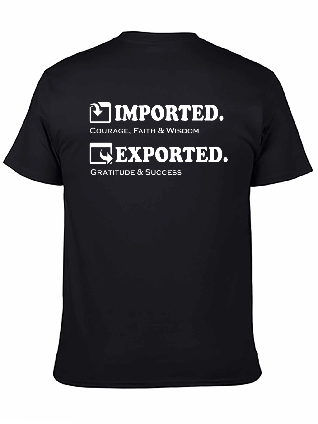 Imported/Exported Wisdom Graphic Tee