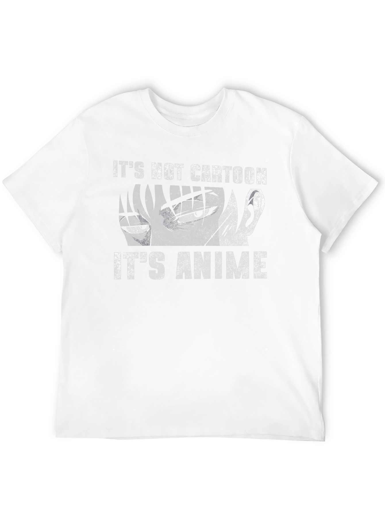 Its Not Cartoon Its Anime T-Shirt - Black