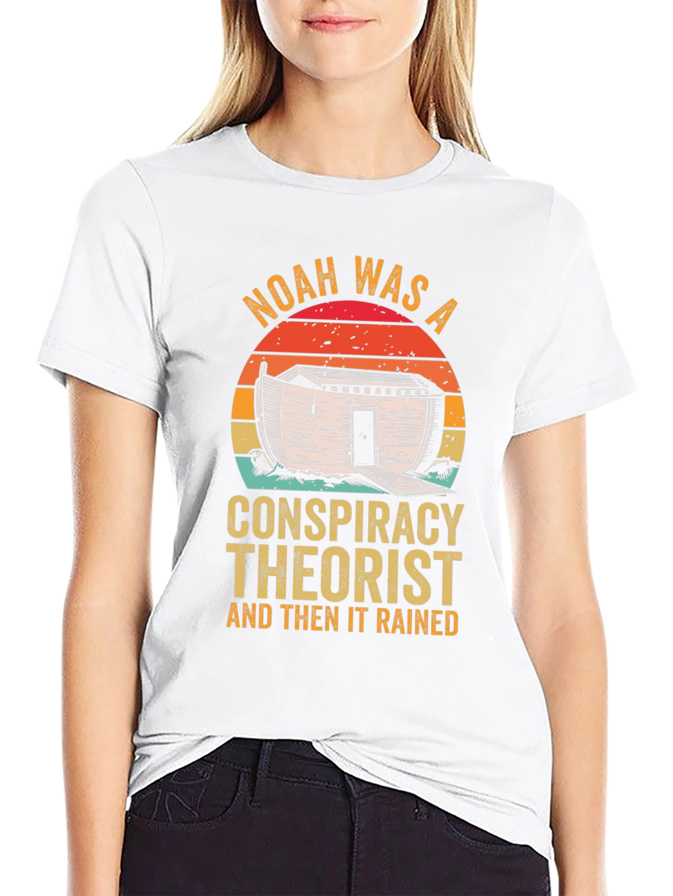Noah Conspiracy Theorist Graphic T-Shirt