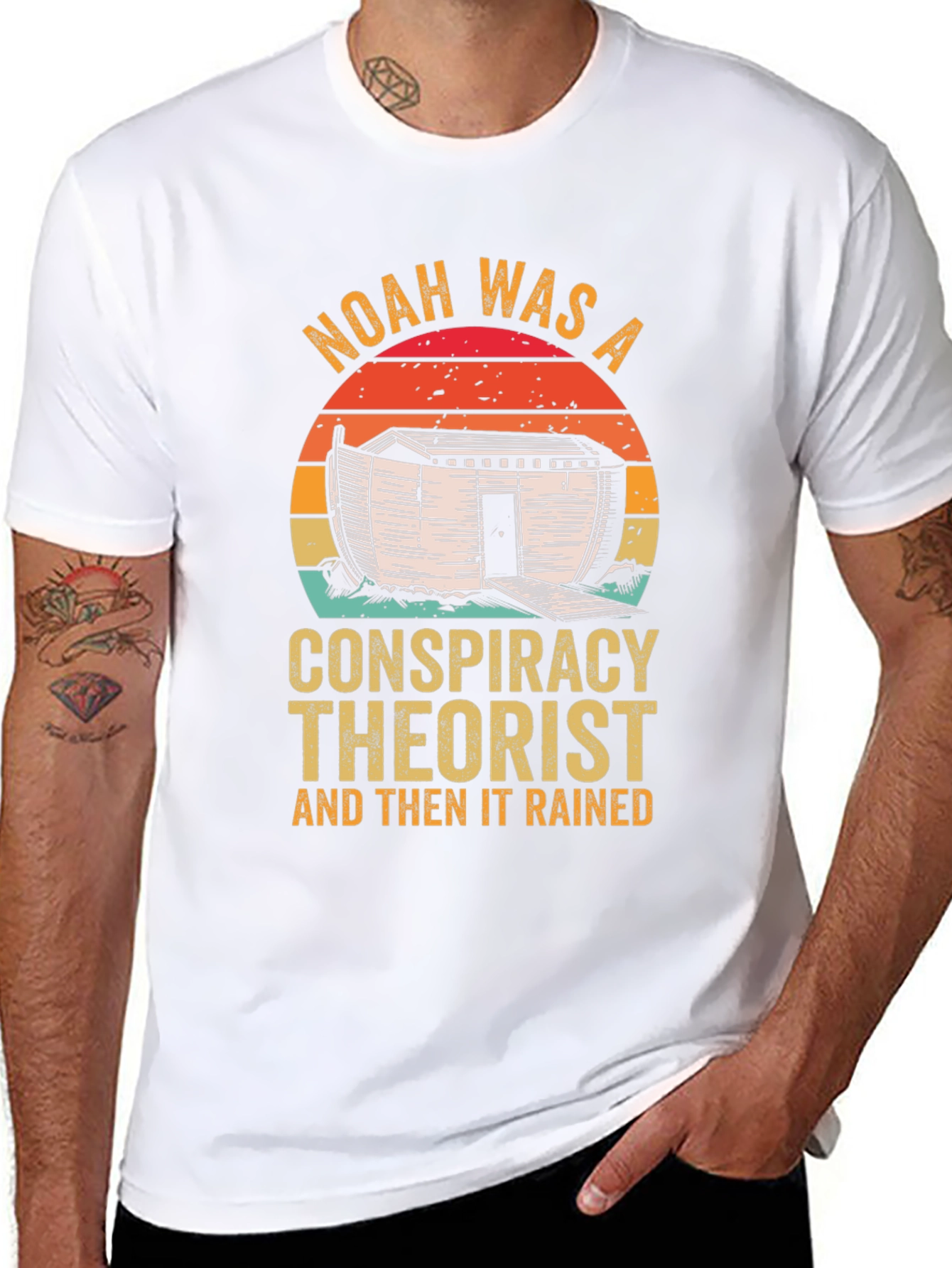Noah Conspiracy Theorist Graphic T-Shirt