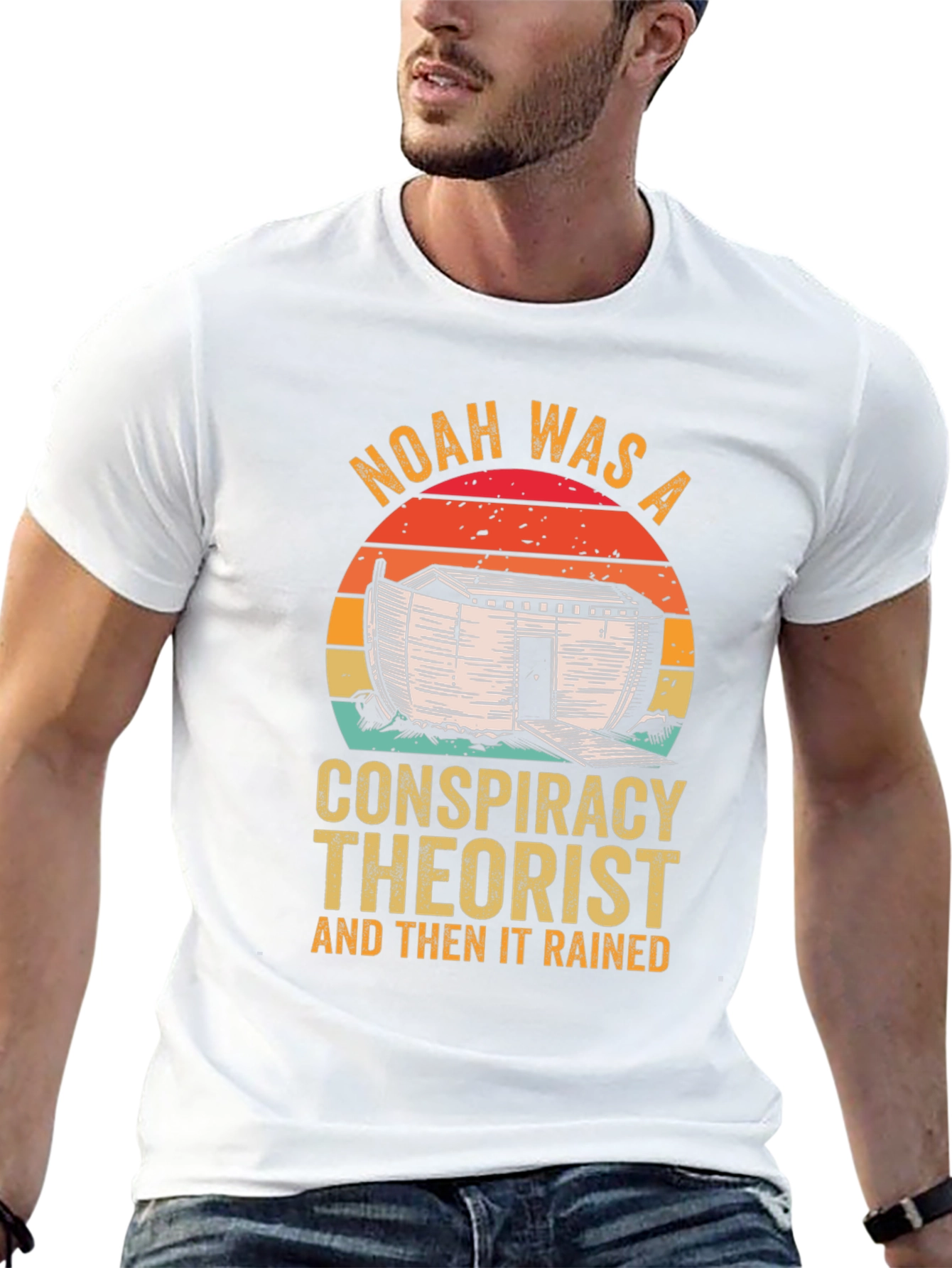 Noah Conspiracy Theorist Graphic T-Shirt