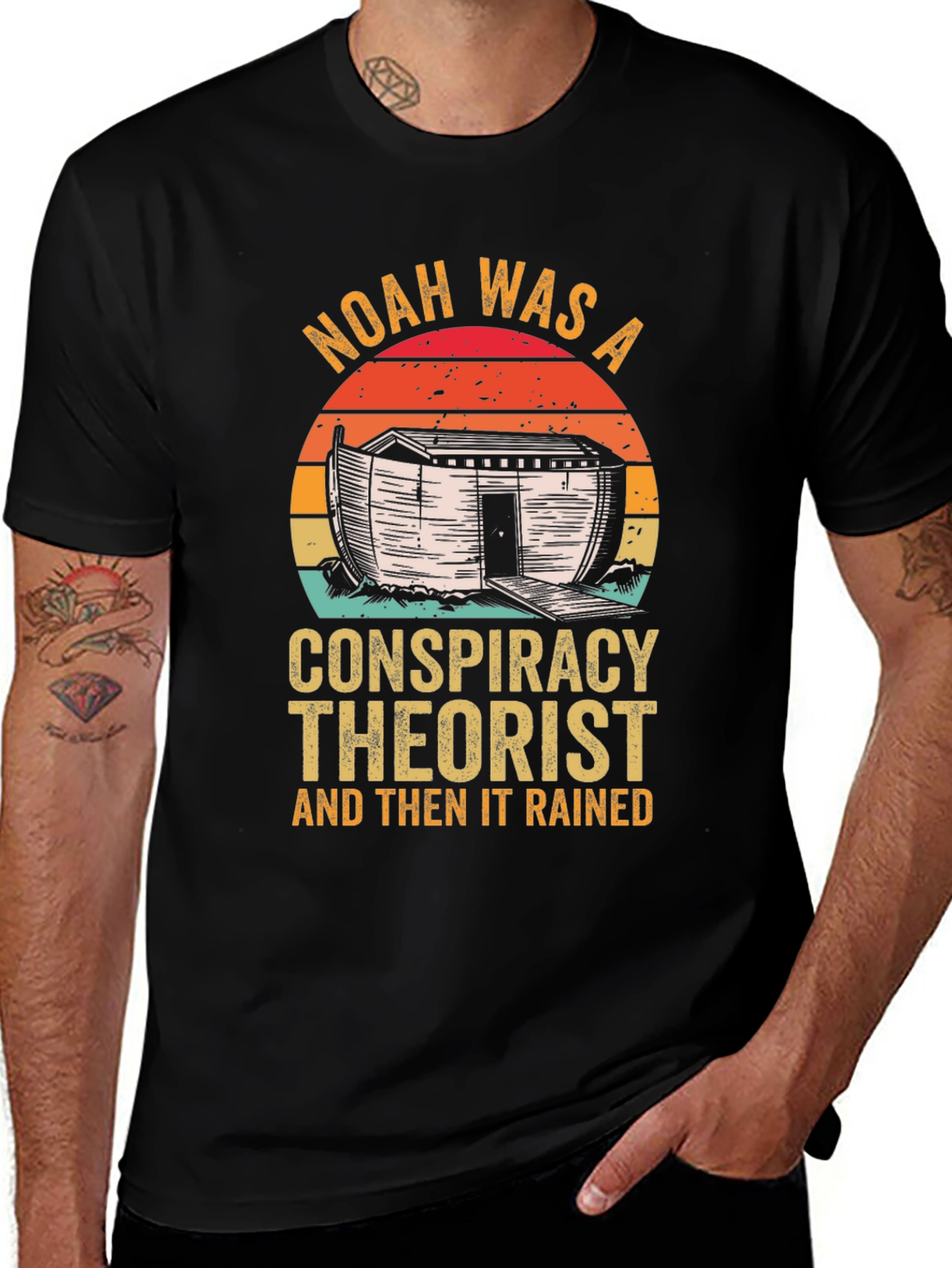 Noah Conspiracy Theorist Graphic T-Shirt