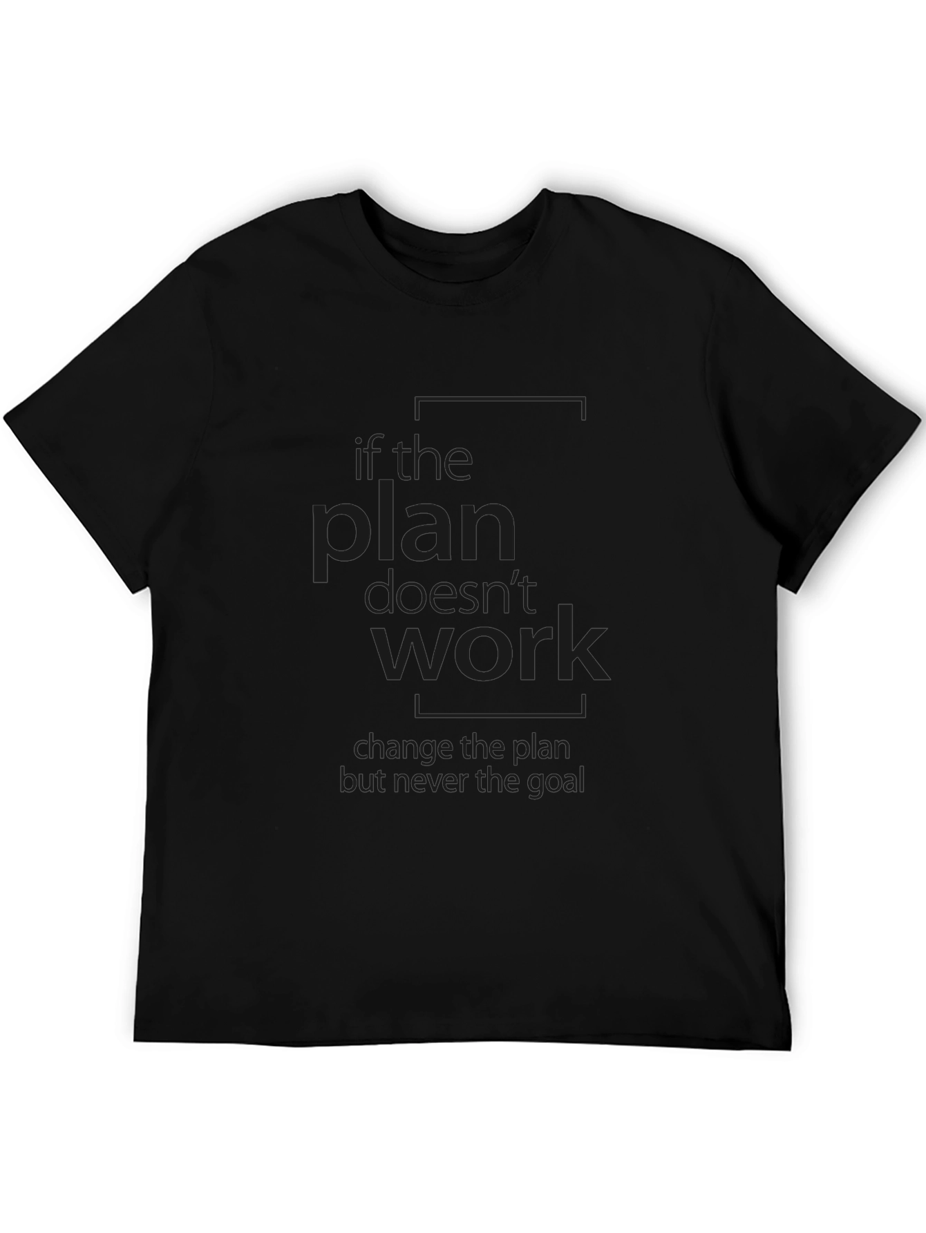 Inspirational Graphic Tee - Black