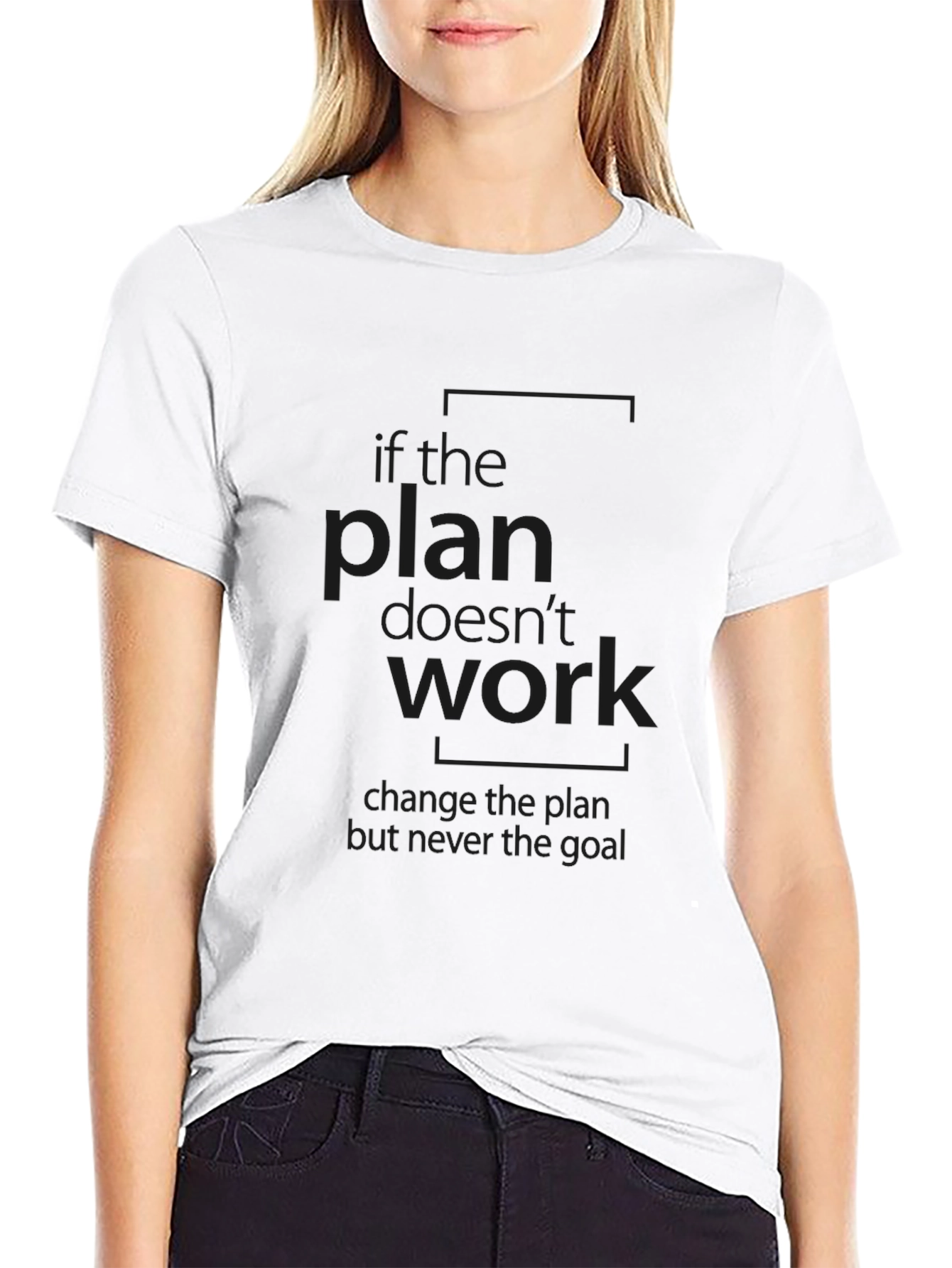 Inspirational Graphic Tee - Black