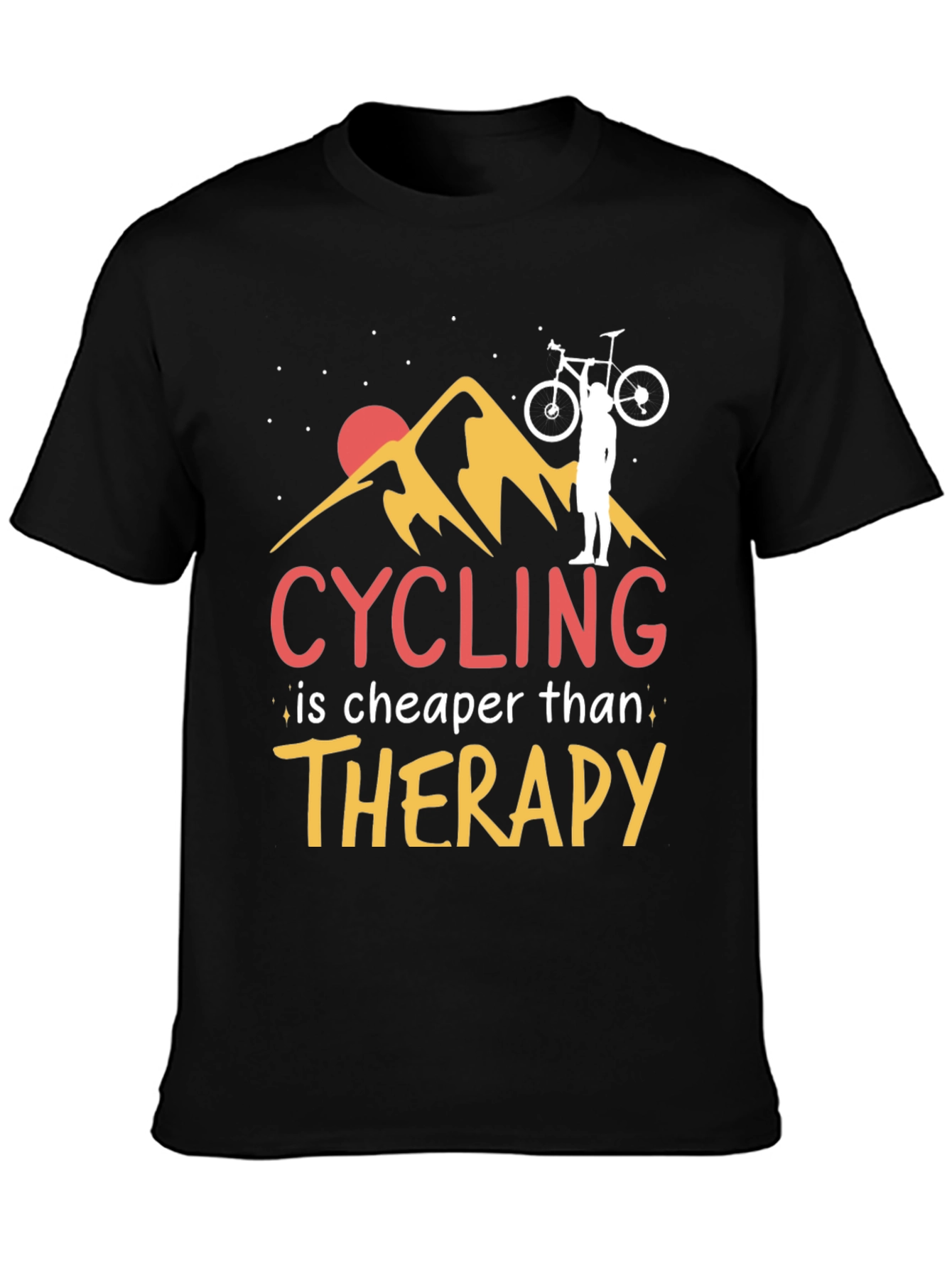 Cycling Therapy Graphic T-Shirt