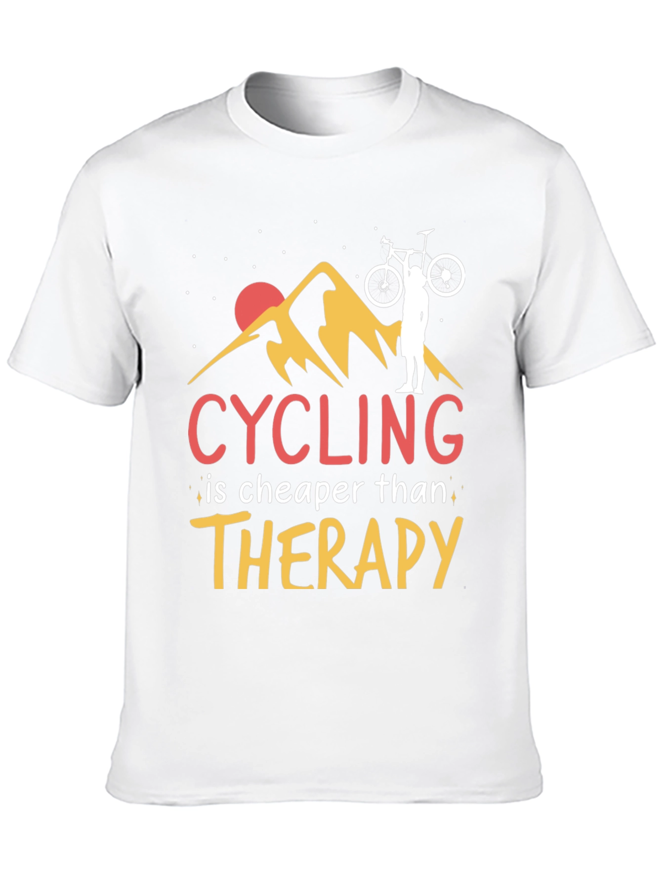 Cycling Therapy Graphic T-Shirt