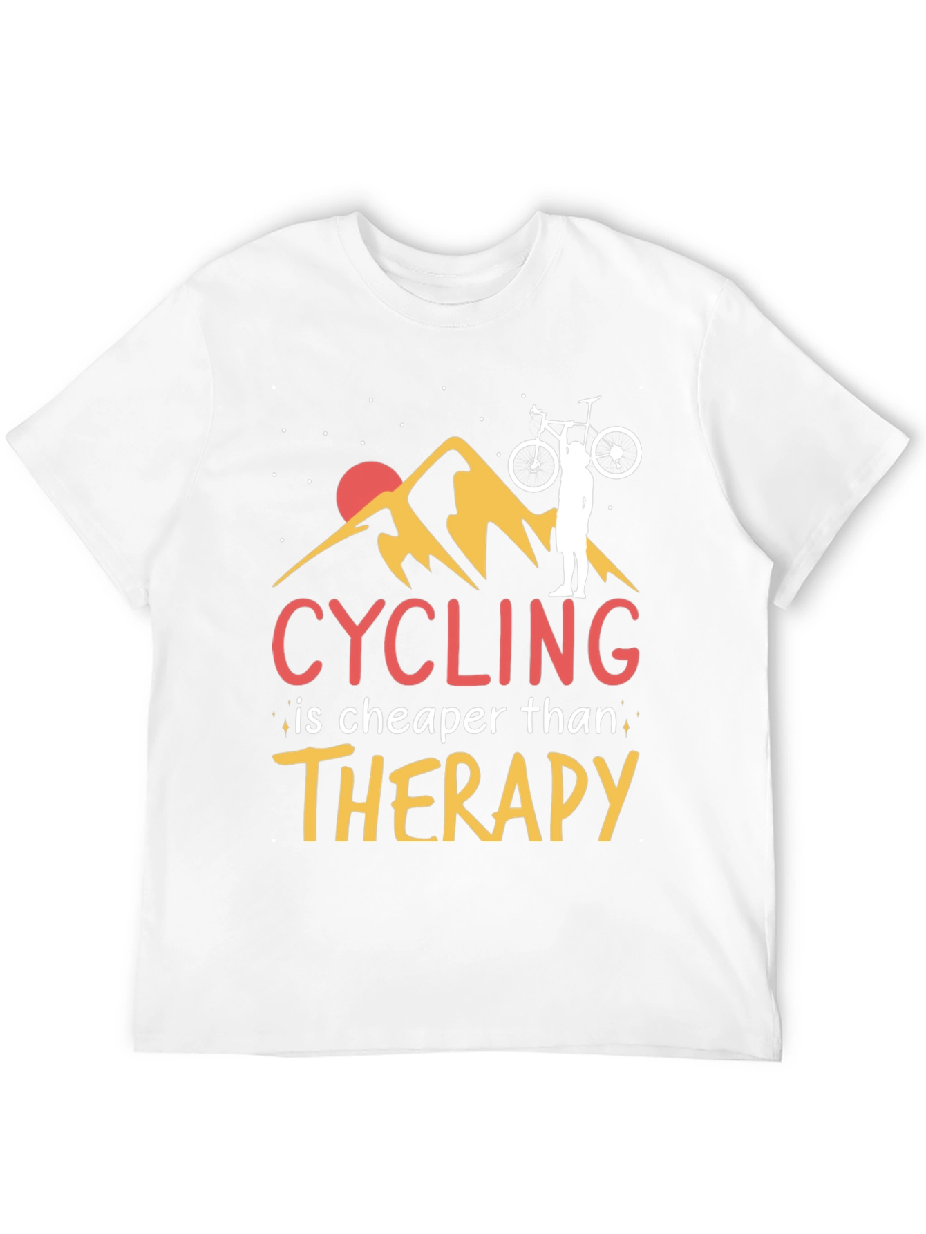 Cycling Therapy Graphic T-Shirt