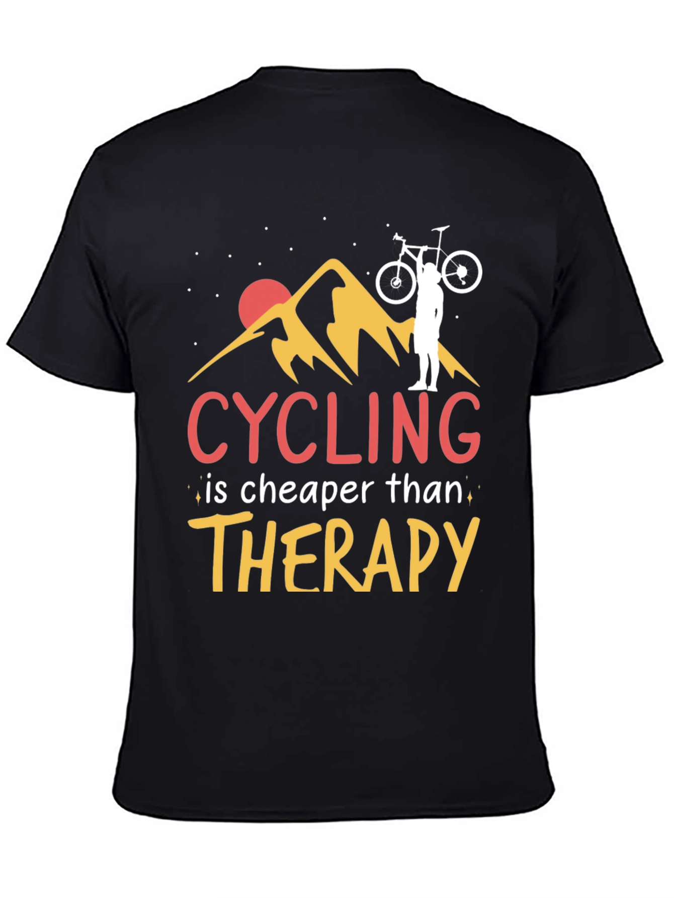 Cycling Therapy Graphic T-Shirt